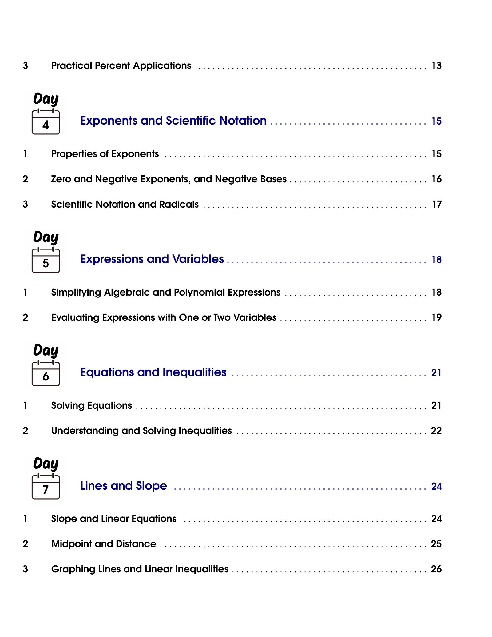 Representative ViewMath book learning or practice page