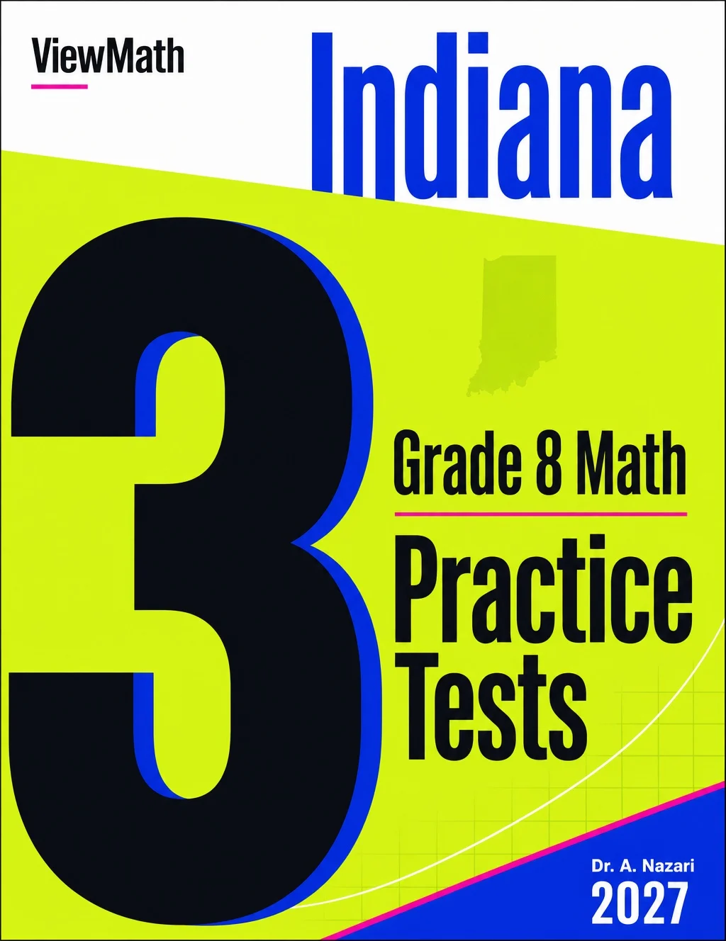 Indiana ILEARN Grade 8 Math Practice Tests Bundle: 25 Unique Full-Length Tests