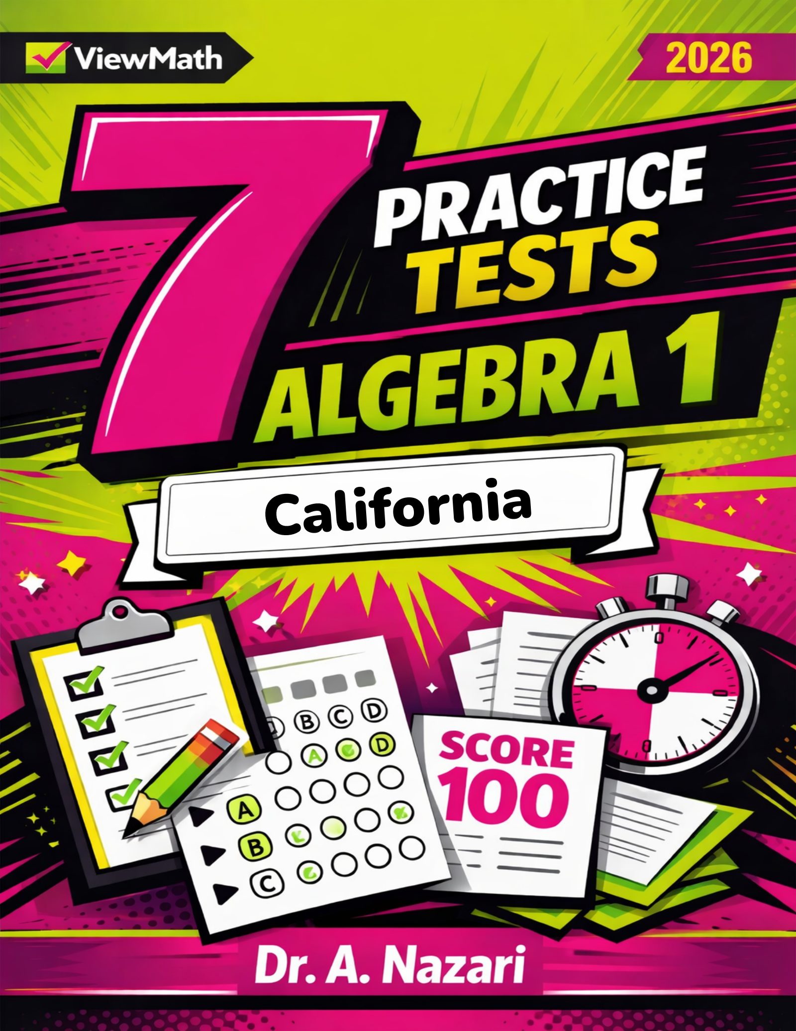 7 California CAASPP Algebra 1 Math Practice Tests