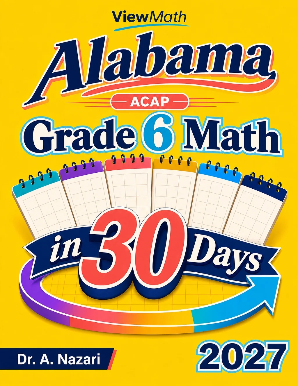 Alabama ACAP Grade 6 Math in 30 Days