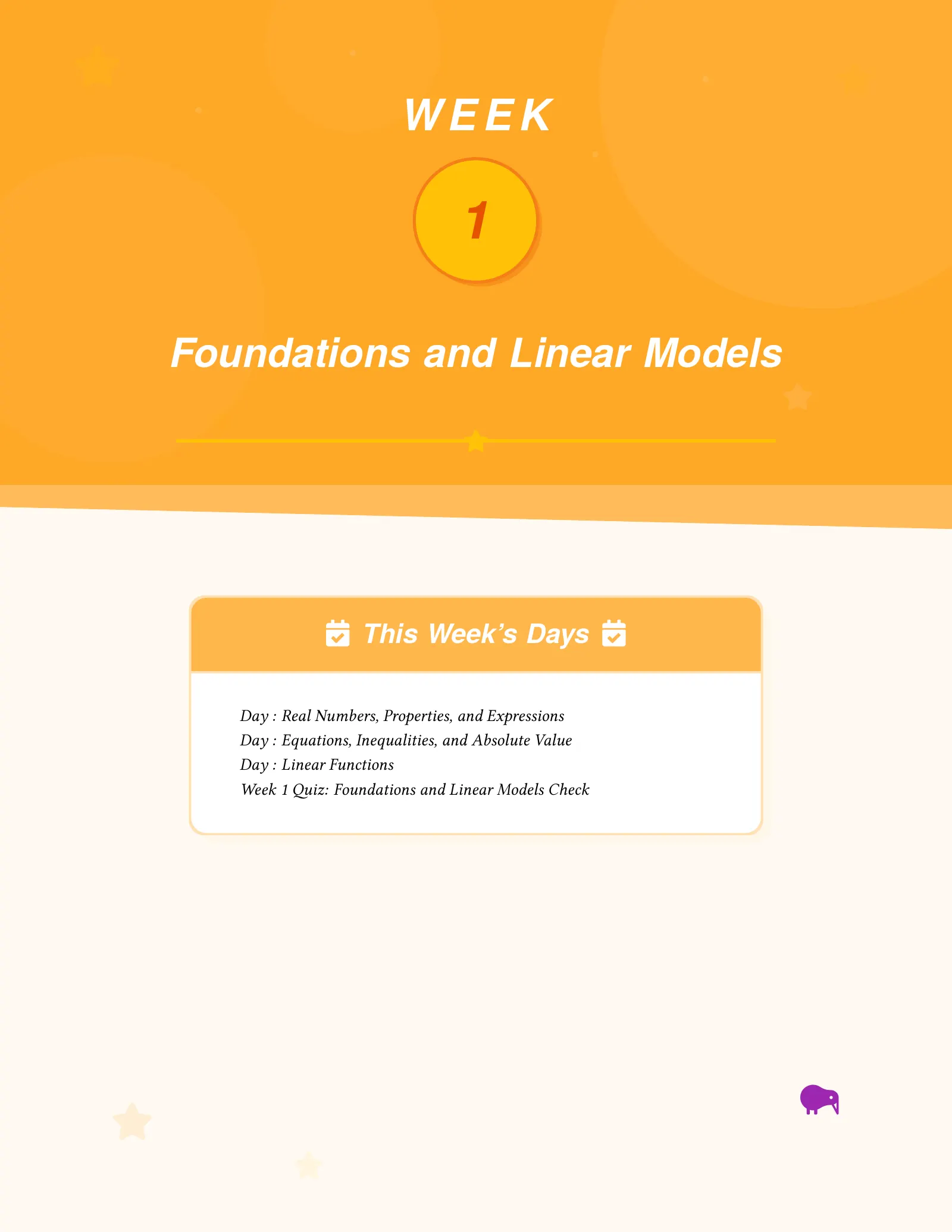 Representative ViewMath book learning or practice page