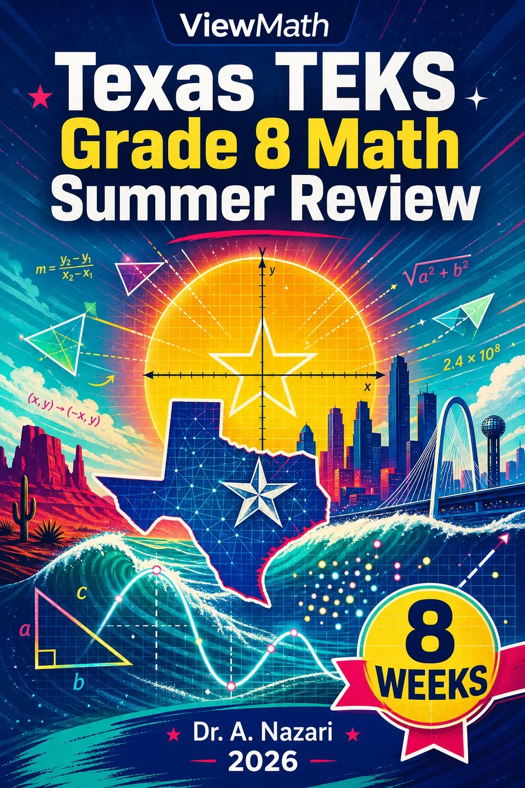 Texas STAAR Grade 8 Math Summer Review