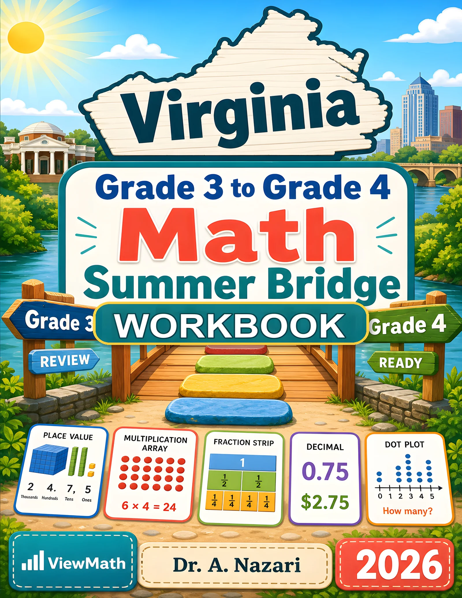 Virginia SOL Grade 3 Math Summer Bridge Workbook