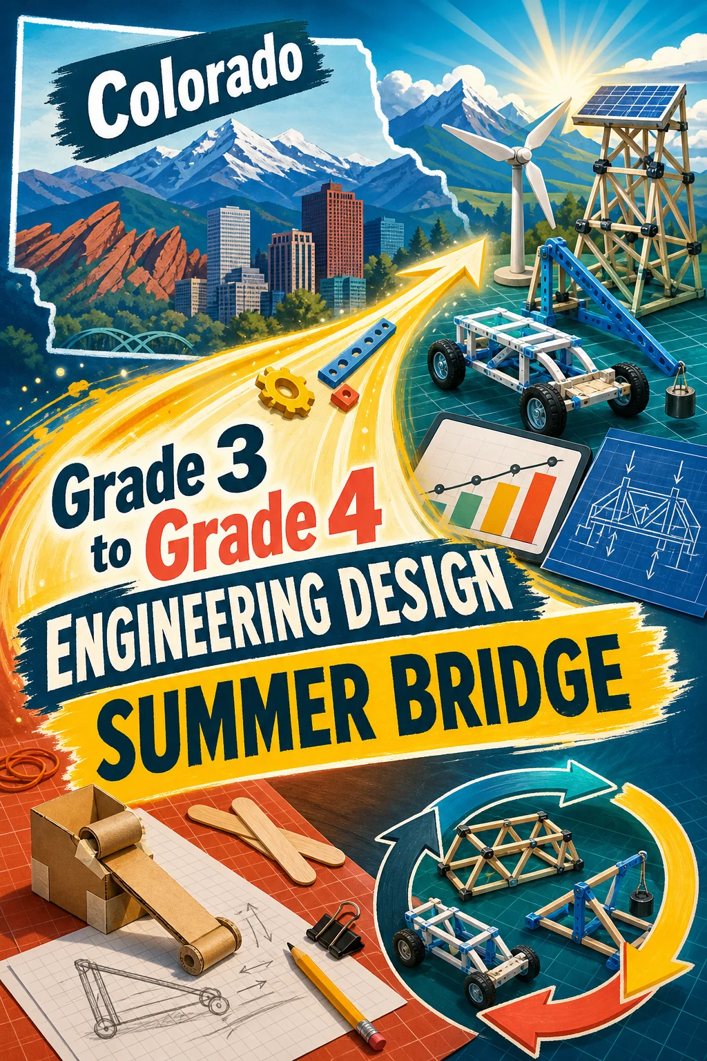 Colorado Grade 3 to Grade 4 Engineering Design Summer Bridge