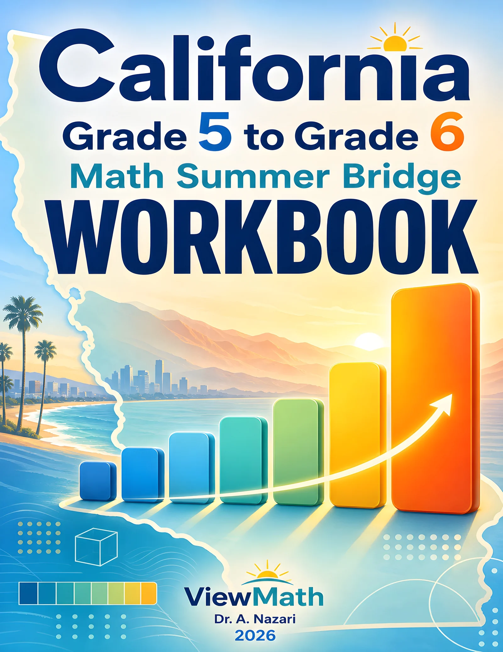California CAASPP Grade 5 Math Summer Bridge Workbook