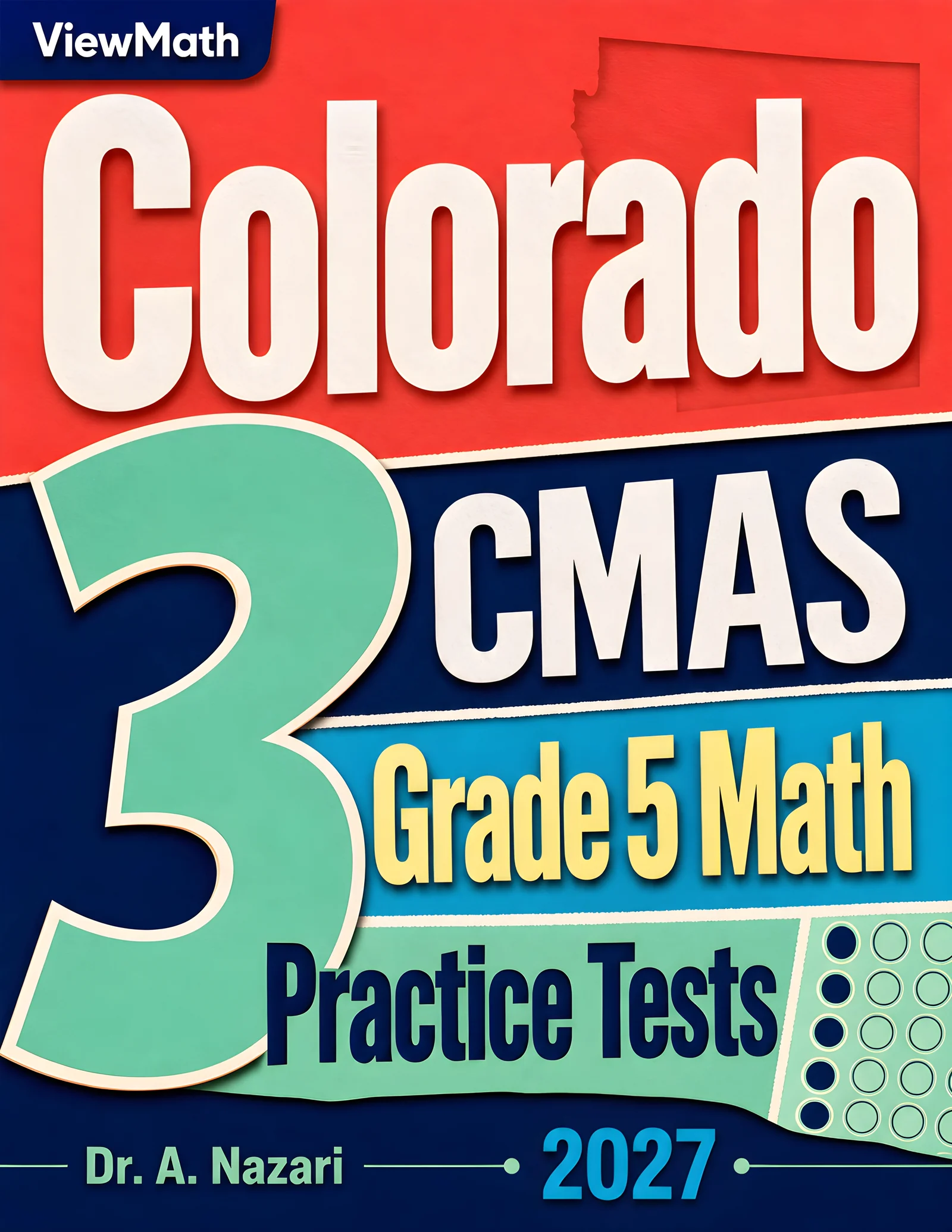 Colorado CMAS Grade 5 Math Practice Tests Bundle: 25 Unique Full-Length Tests