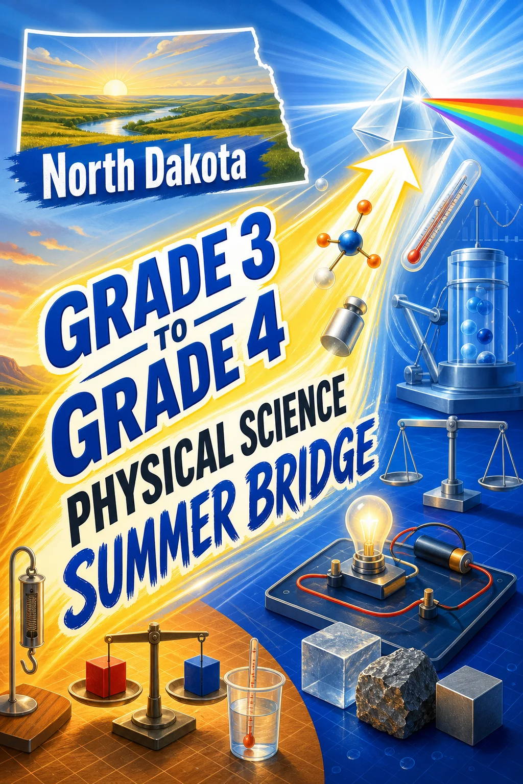 North Dakota Grade 3 to Grade 4 Physical Science Summer Bridge
