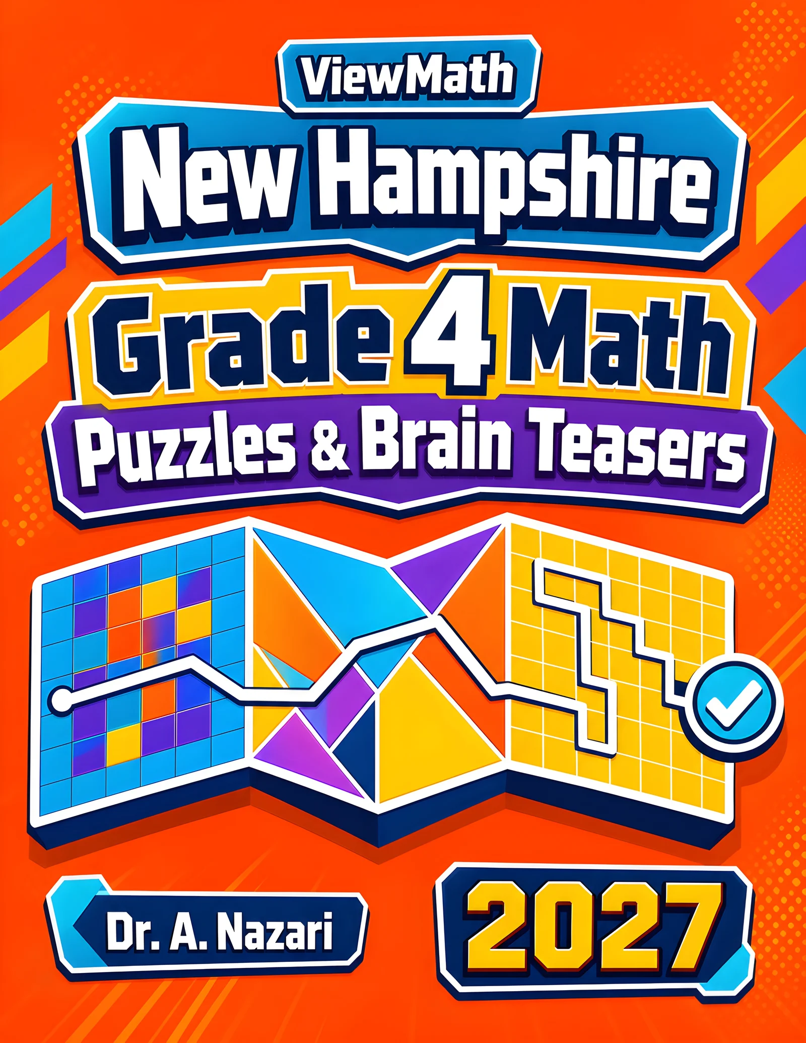 New Hampshire NH SAS Grade 4 Math Puzzles and Brain Teasers