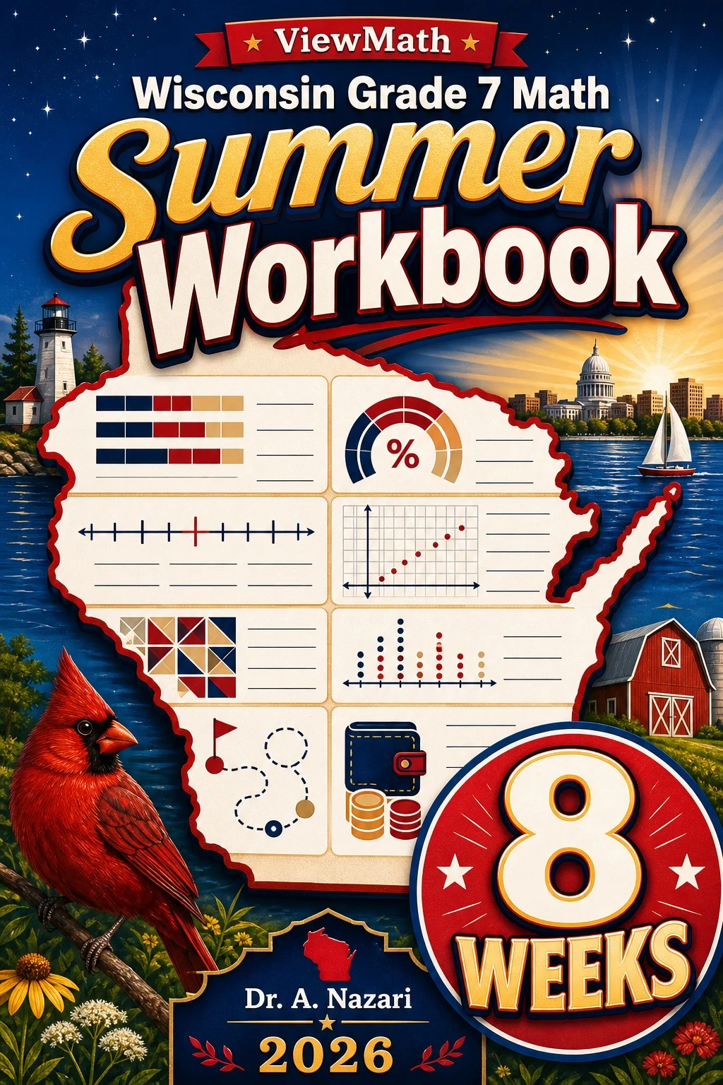 Wisconsin Forward Exam Grade 7 Math Summer Review Workbook