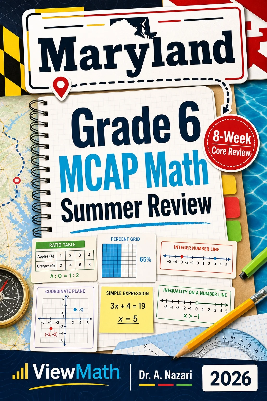 Maryland MCAP Grade 6 Math Summer Review