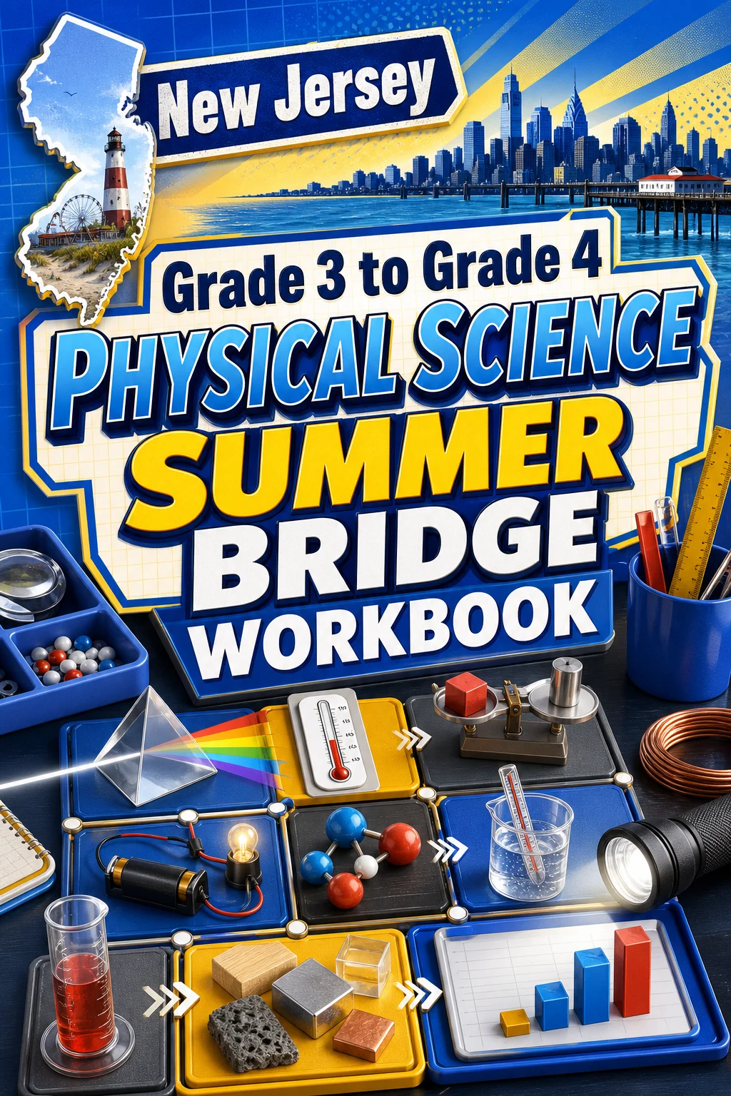 New Jersey Grade 3 to Grade 4 Physical Science Summer Bridge Workbook