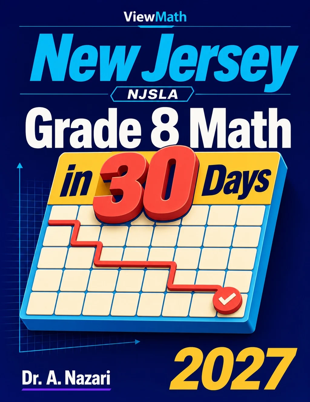 New Jersey NJSLA Grade 8 Math in 30 Days