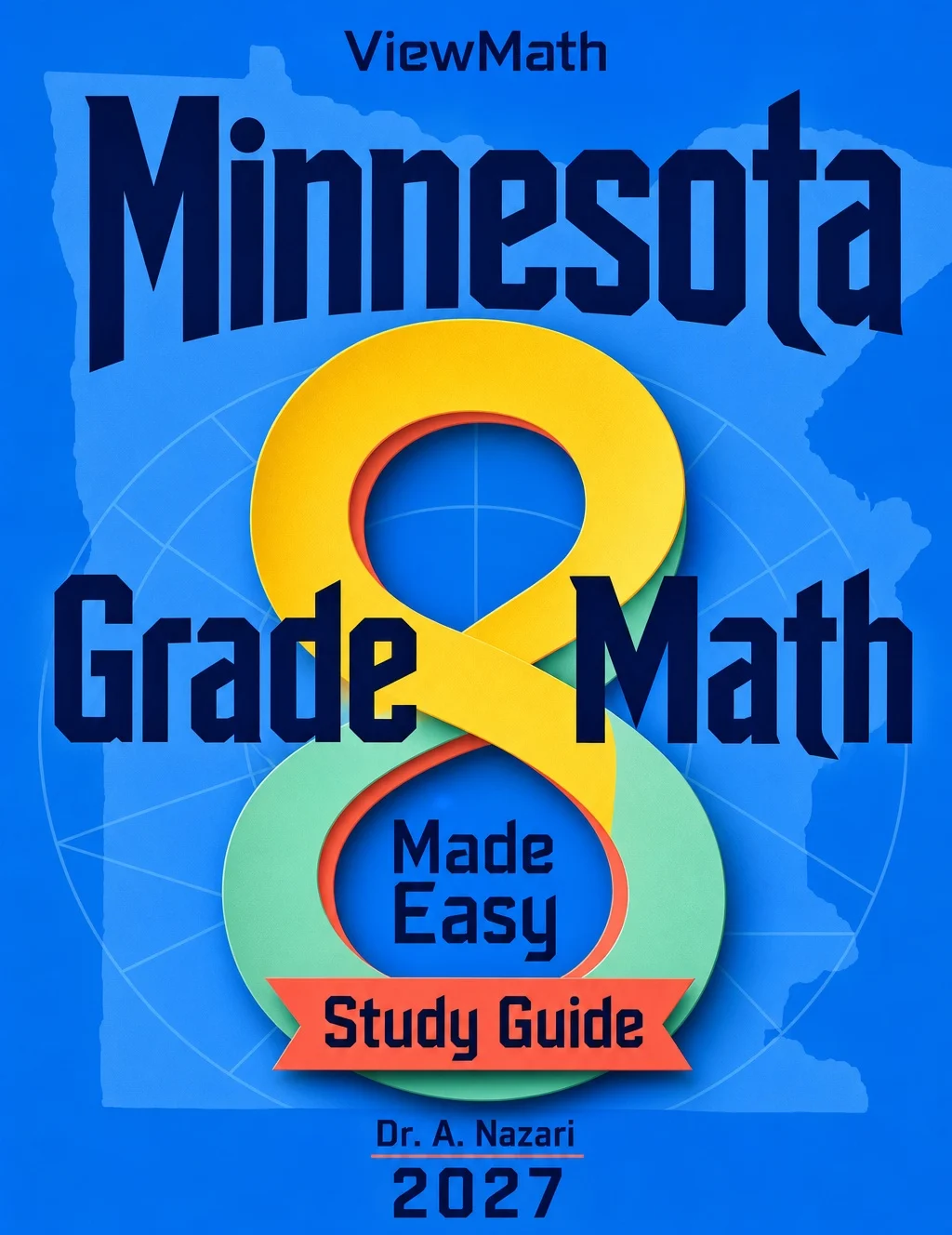 Minnesota MCA Grade 8 Math Learn & Test Bundle: 3 Guides, Workbook & 25 Tests