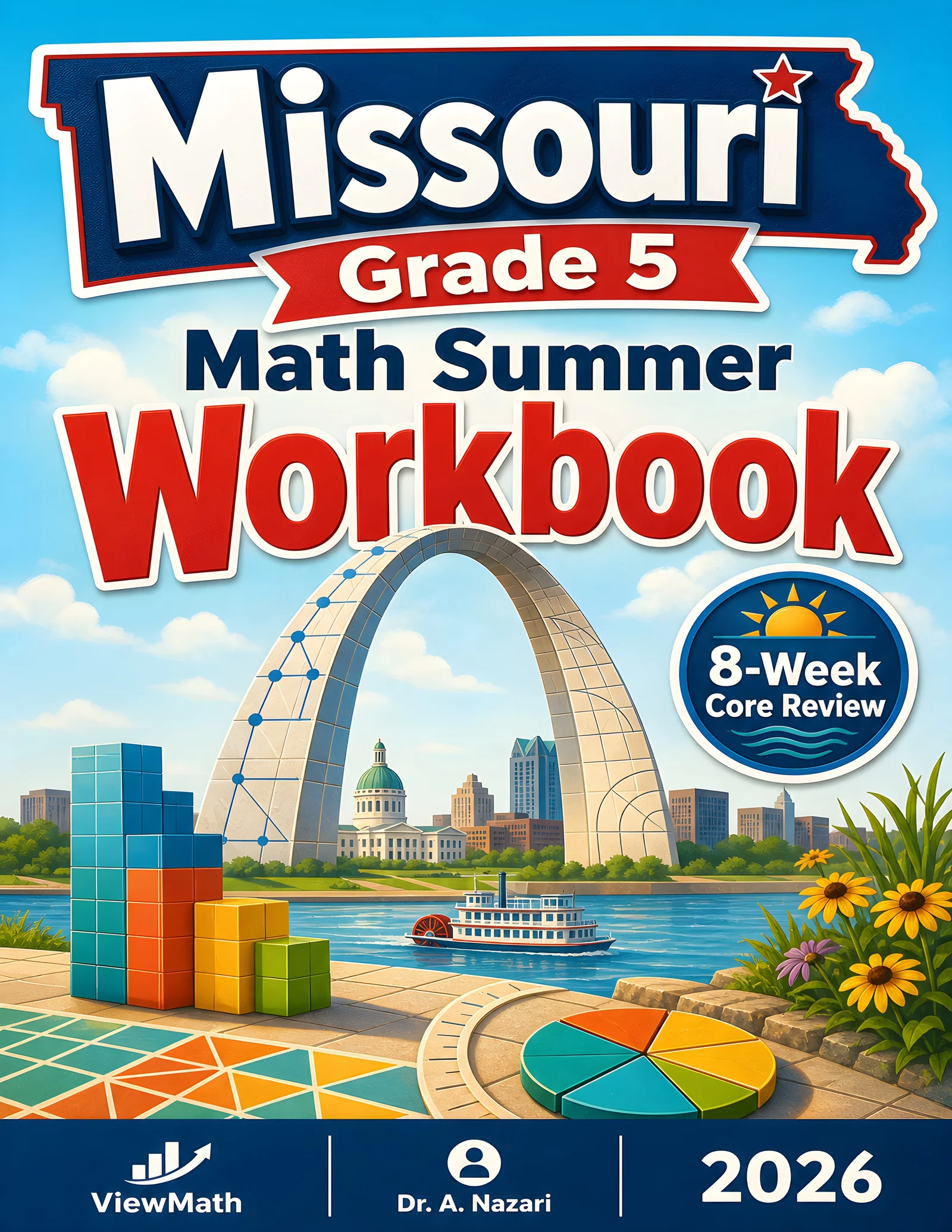 Missouri MAP Grade 5 Math Summer Review Workbook