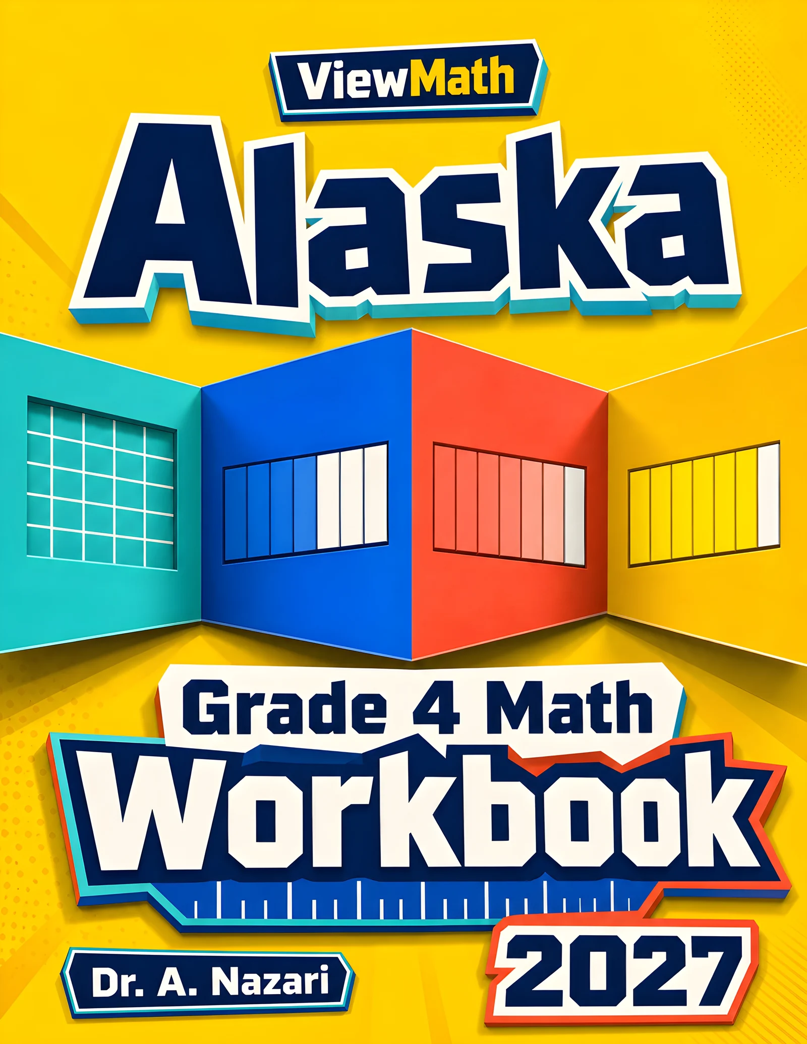 Alaska AK STAR Grade 4 Math Workbook