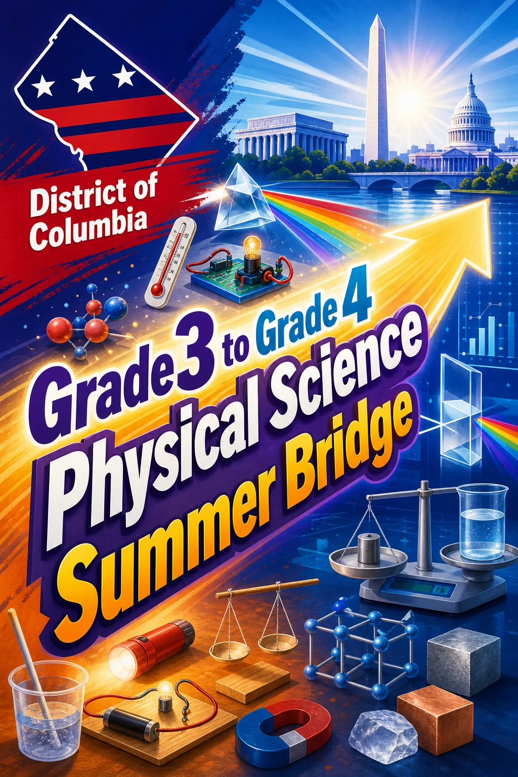 District Of Columbia Grade 3 to Grade 4 Physical Science Summer Bridge