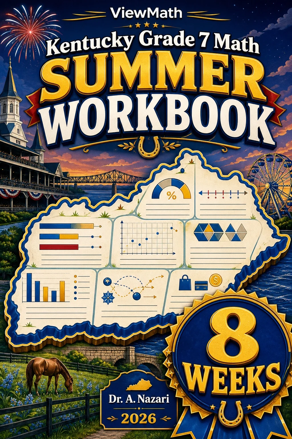 Kentucky KSA Grade 7 Math Summer Review Workbook