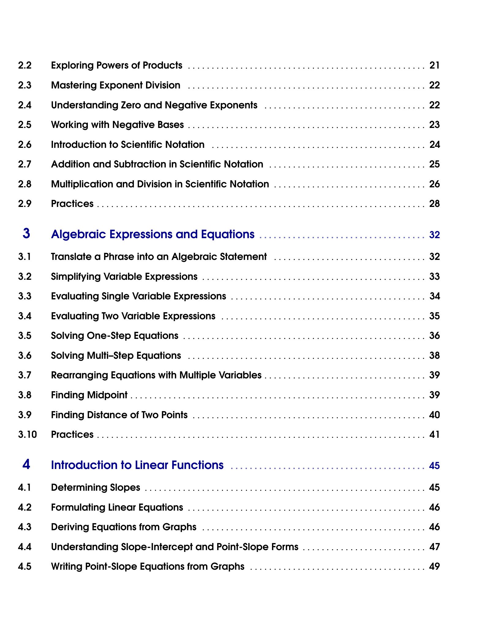 Representative ViewMath book learning or practice page