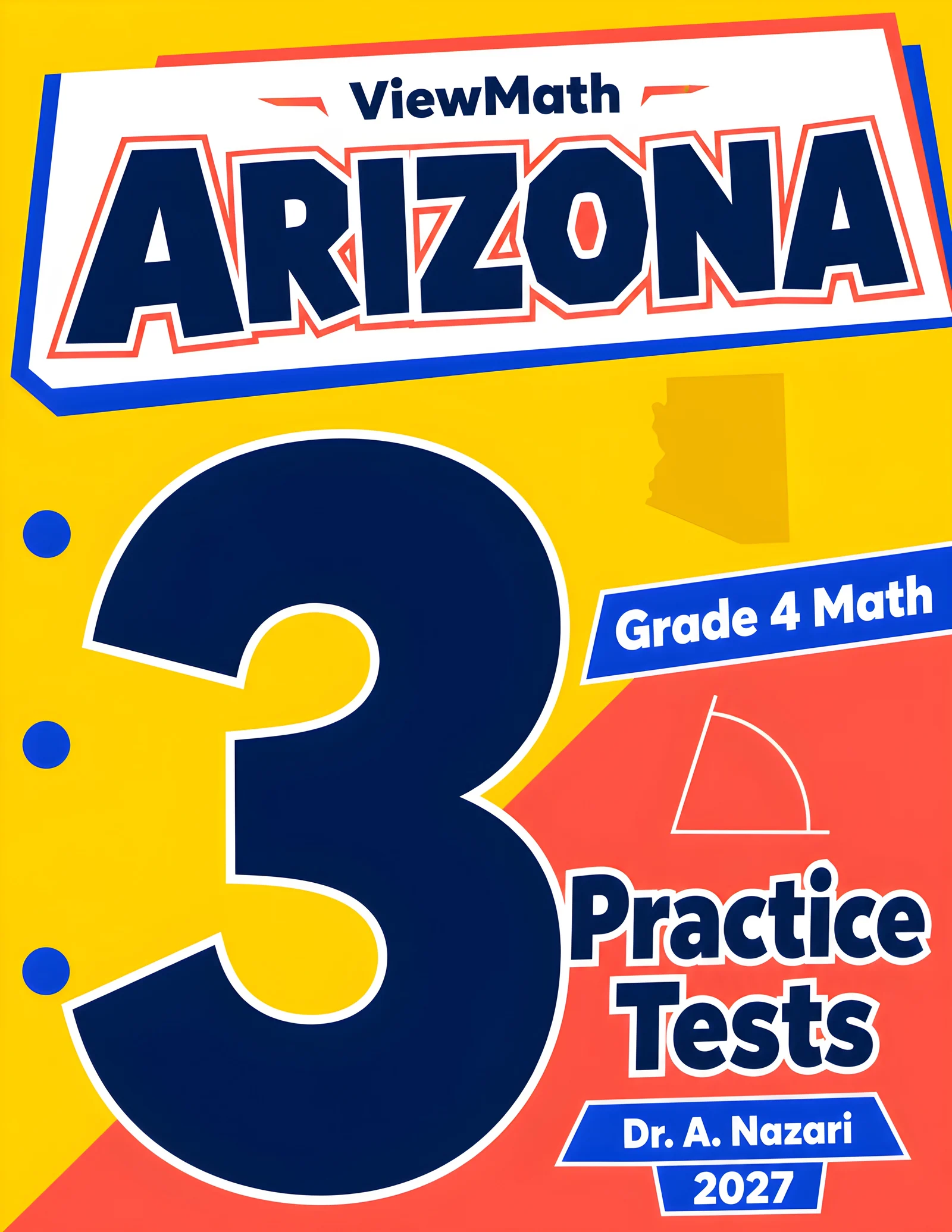 Arizona AASA Grade 4 Math Practice Tests Bundle: 25 Unique Full-Length Tests