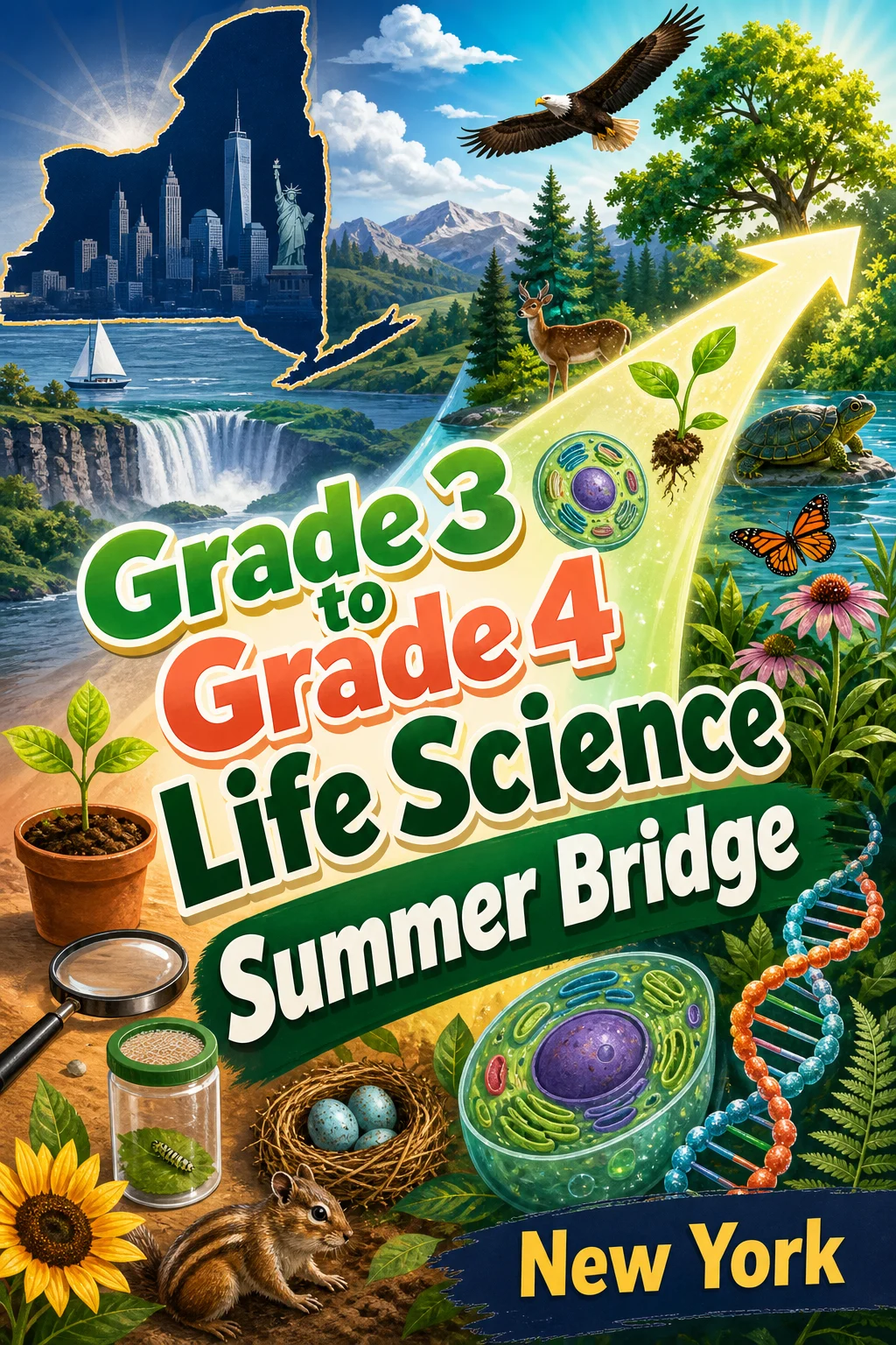 New York Grade 3 to Grade 4 Life Science Summer Bridge