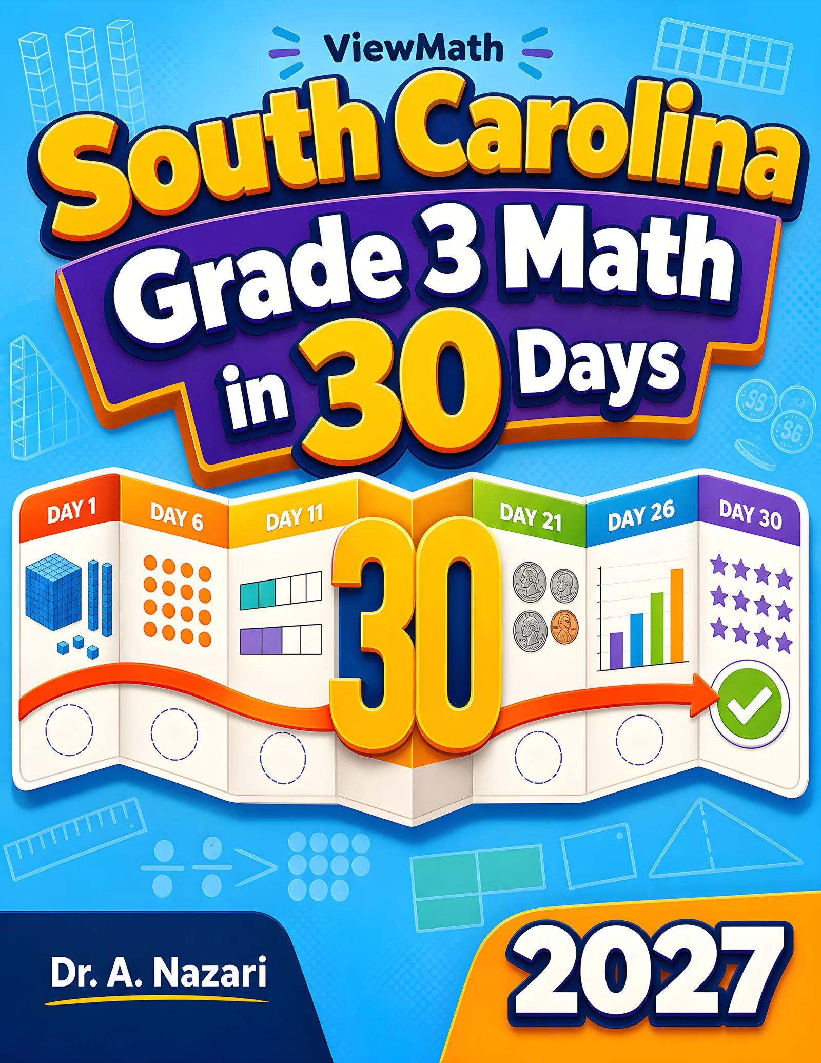 South Carolina SC READY Grade 3 Math in 30 Days