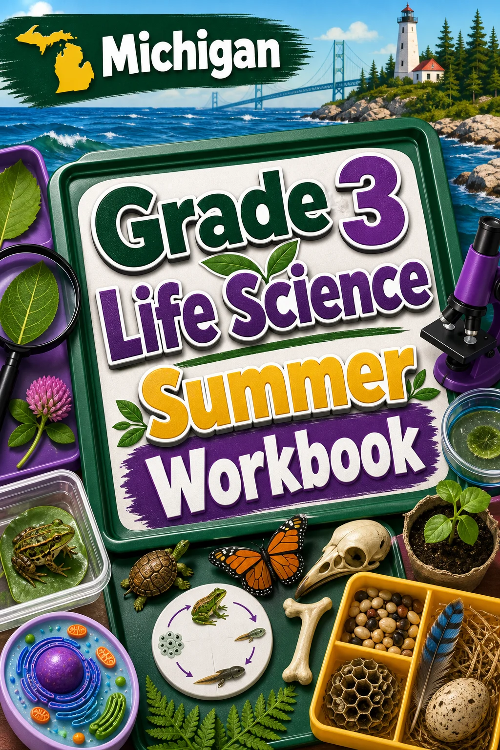 Michigan Grade 3 Life Science Summer Workbook
