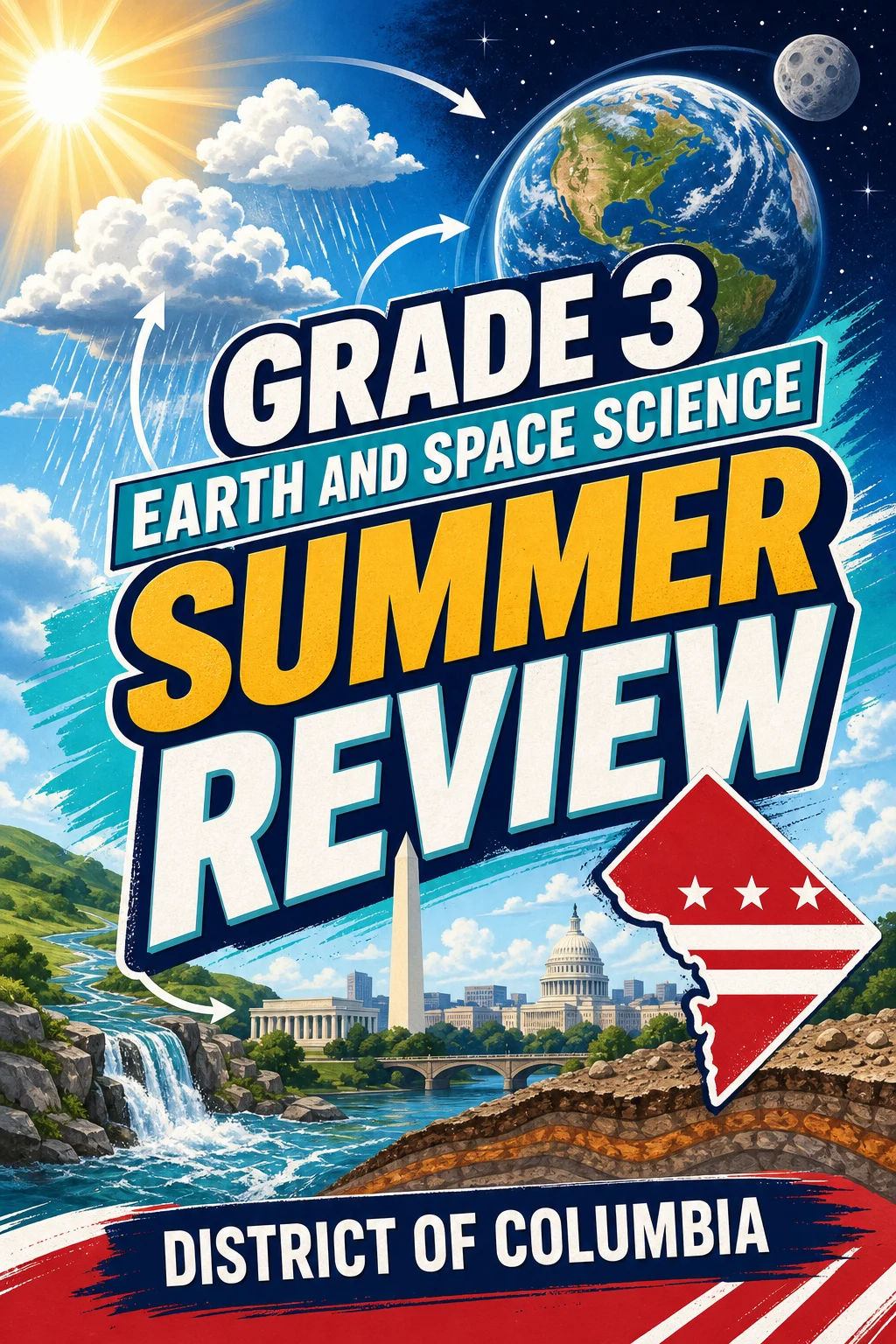 District Of Columbia Grade 3 Earth and Space Science Summer Review