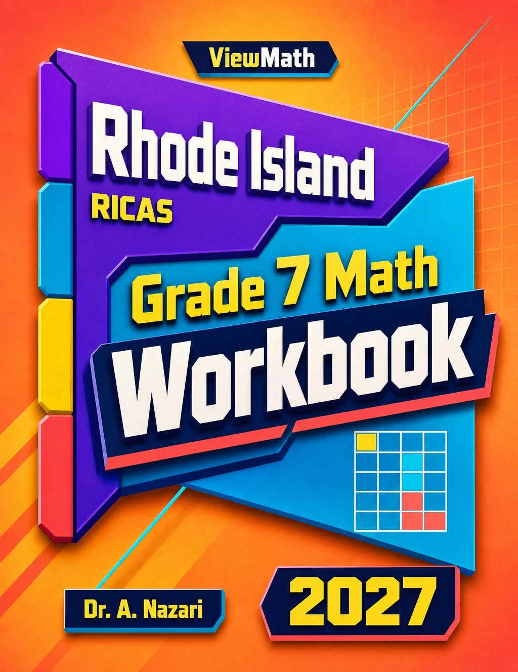 Rhode Island RICAS Grade 7 Math Workbook