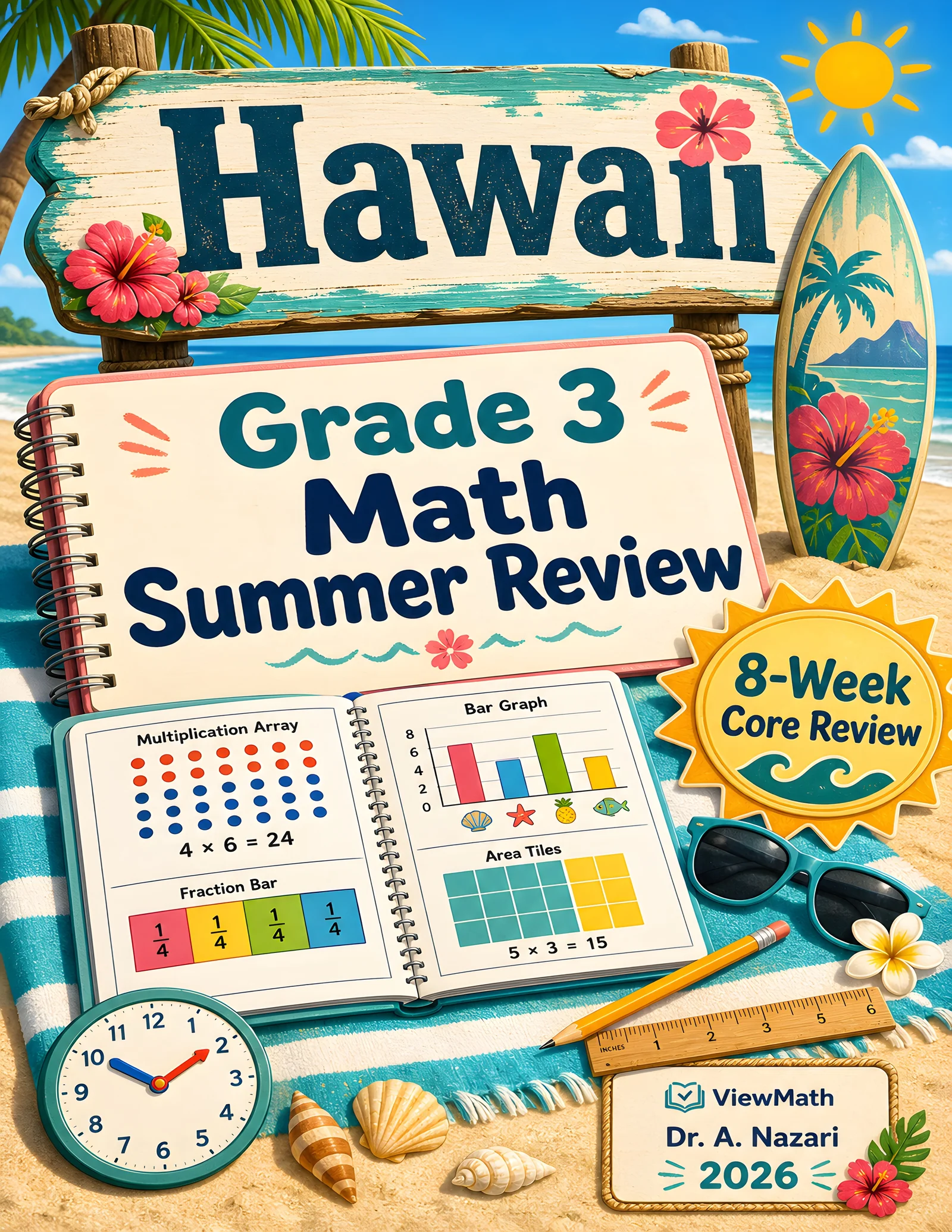 Hawaii SBA Grade 3 Math Summer Review