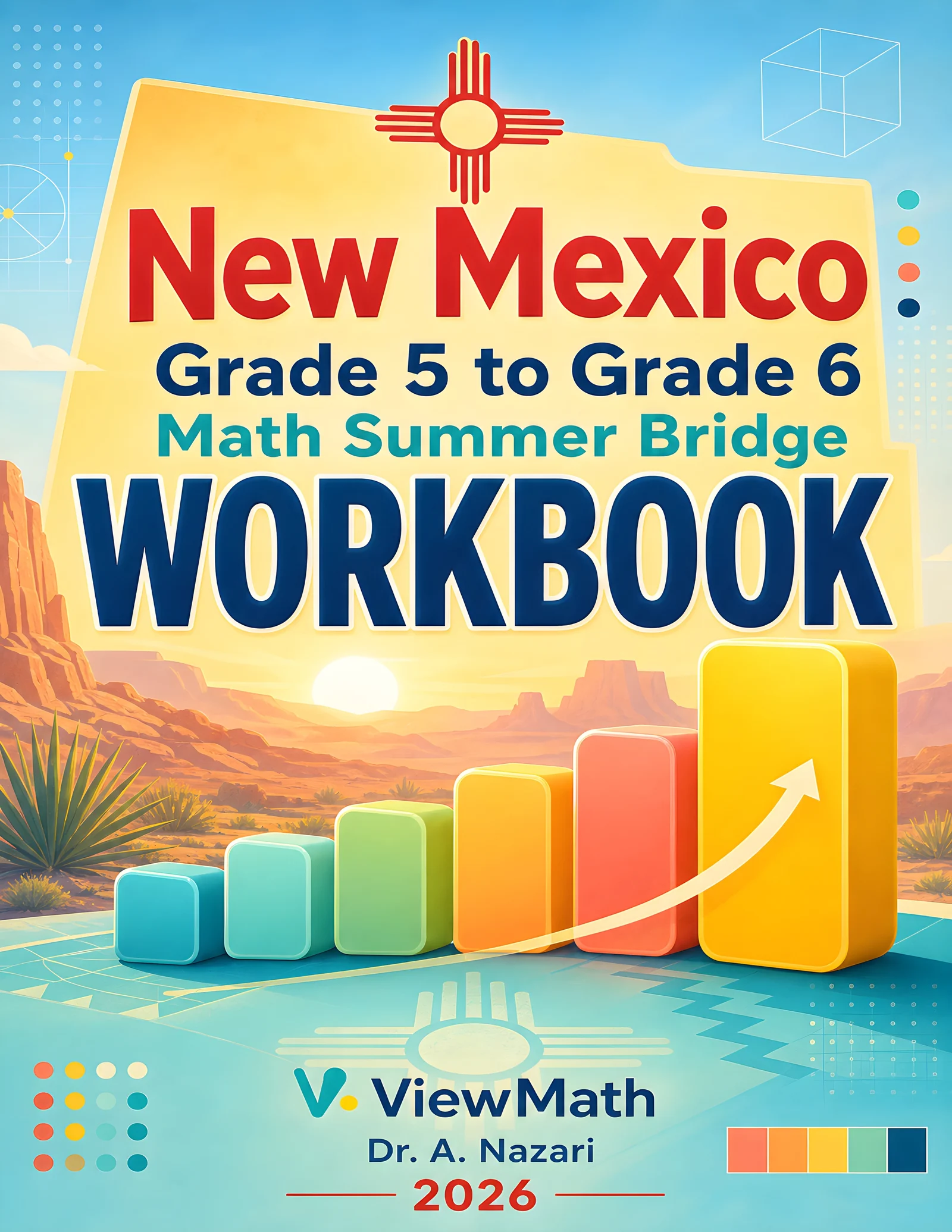 New Mexico NM-MSSA Grade 5 Math Summer Bridge Workbook