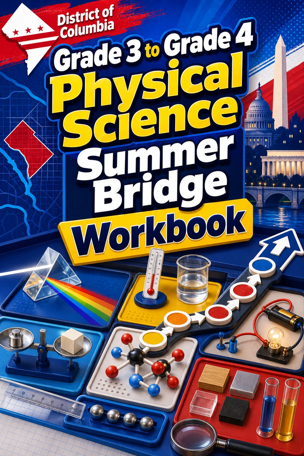 District Of Columbia Grade 3 to Grade 4 Physical Science Summer Bridge Workbook
