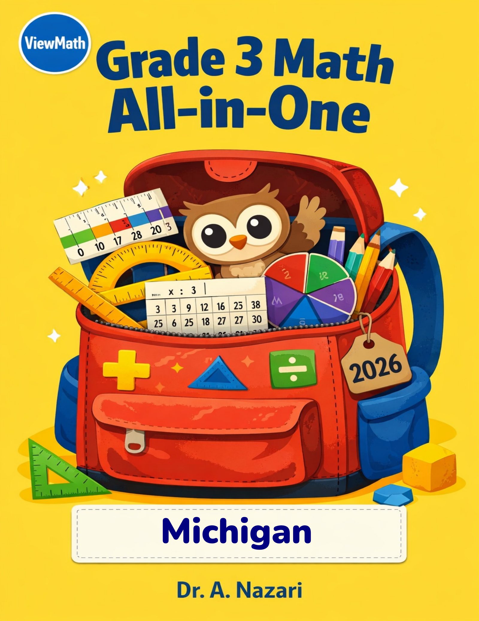 Michigan M-STEP Grade 3 Math All-in-One