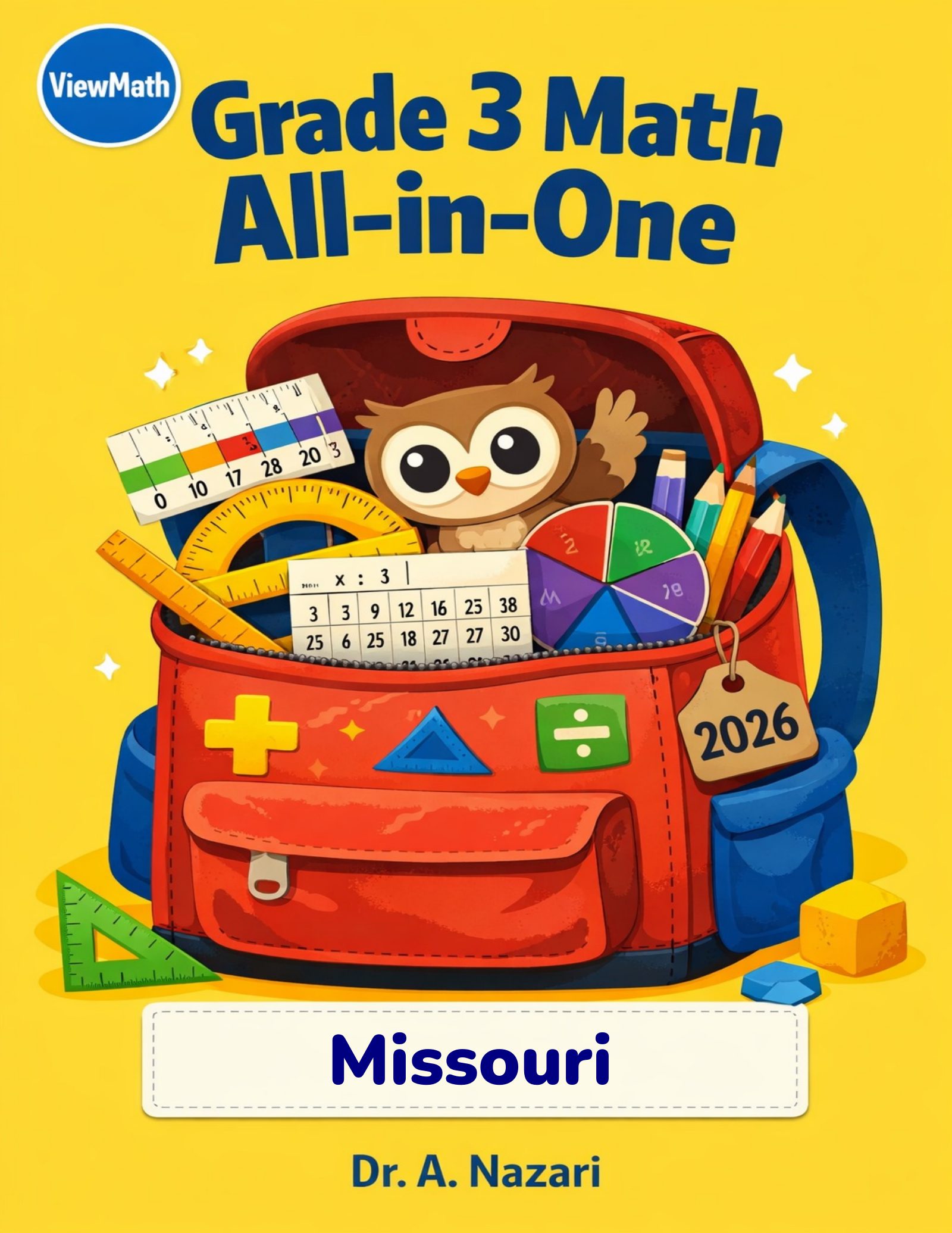 Missouri MAP Grade 3 Math All-in-One