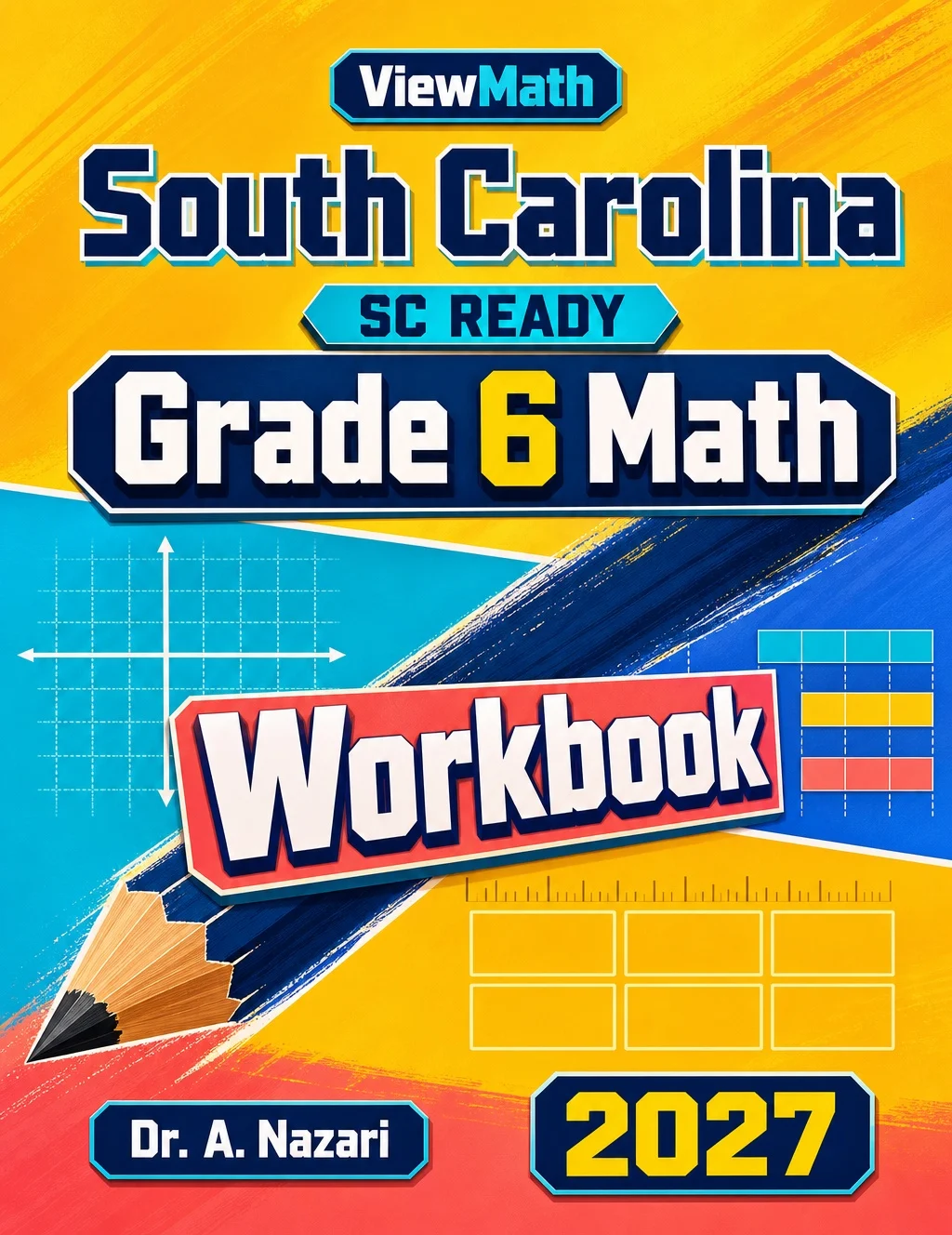 South Carolina SC READY Grade 6 Math Workbook