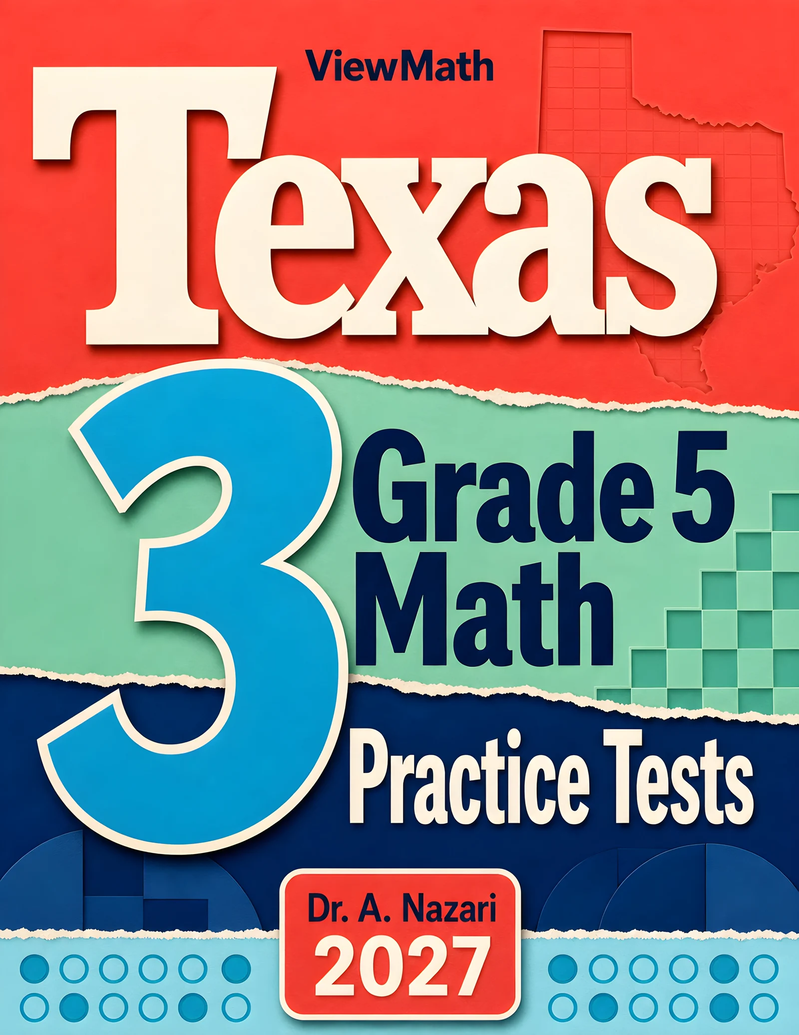 Texas STAAR Grade 5 Math Practice Tests Bundle: 25 Unique Full-Length Tests
