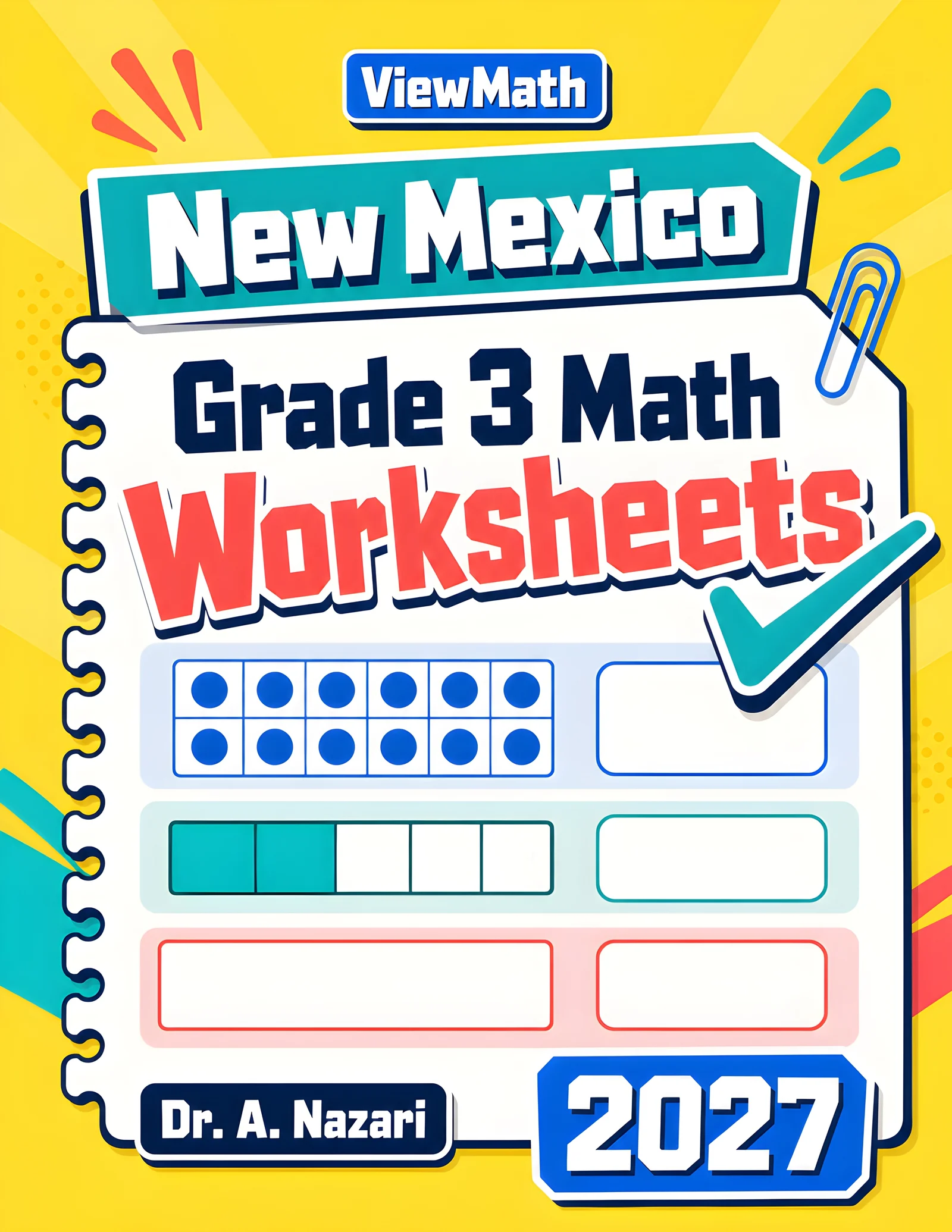 New Mexico NM-MSSA Grade 3 Math Worksheets