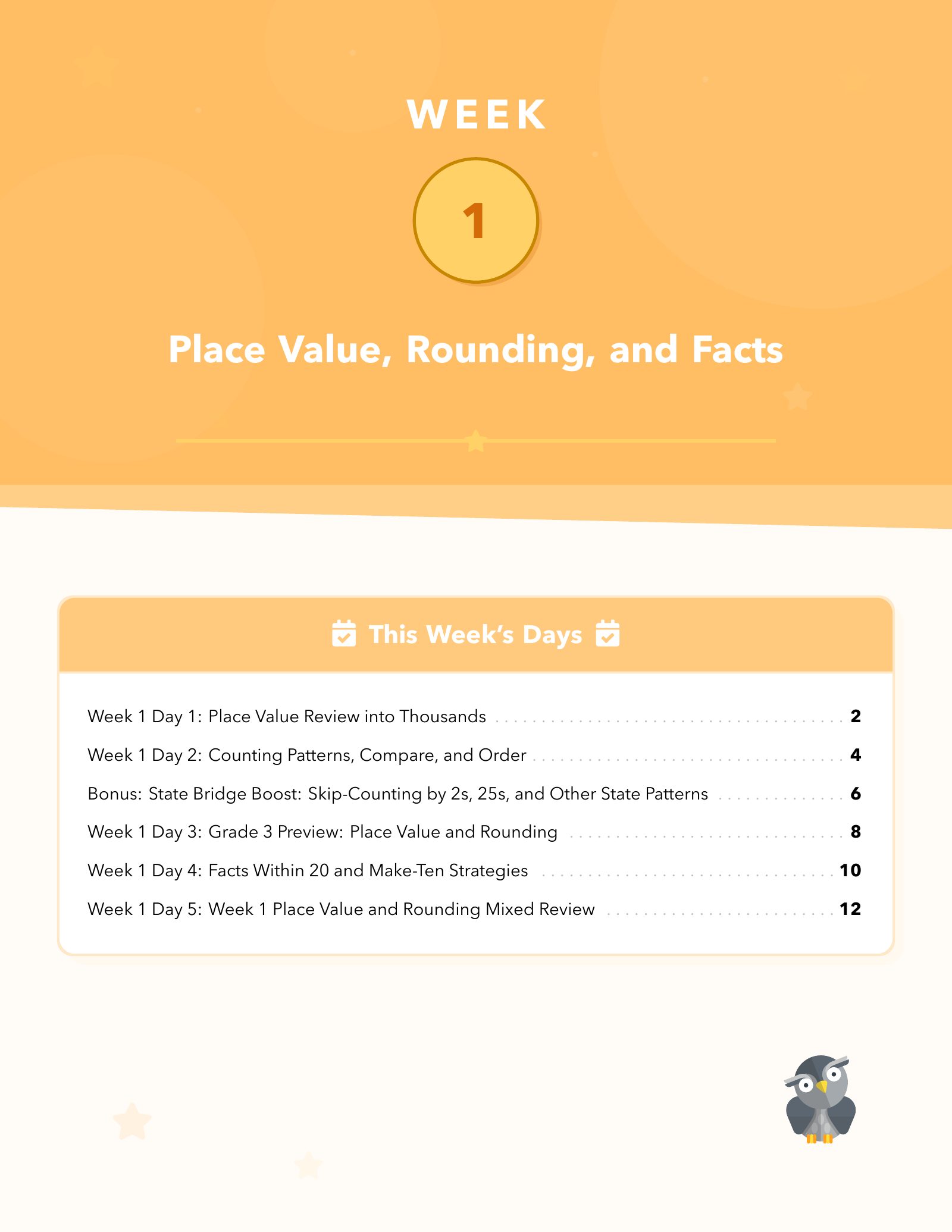 Representative ViewMath book learning or practice page