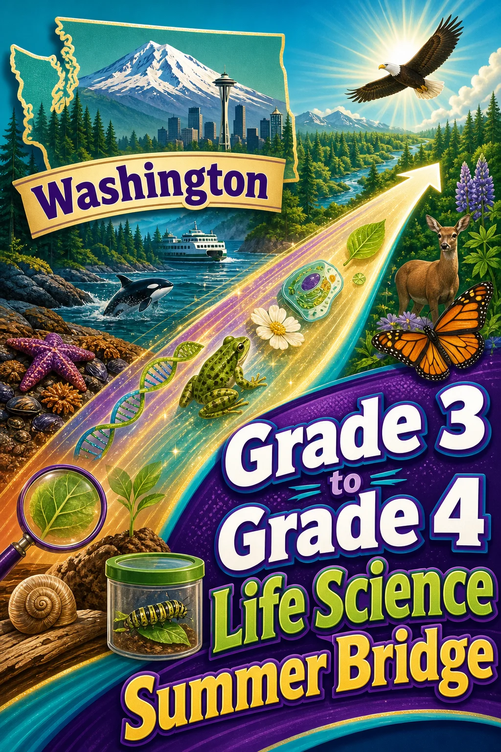 Washington Grade 3 to Grade 4 Life Science Summer Bridge