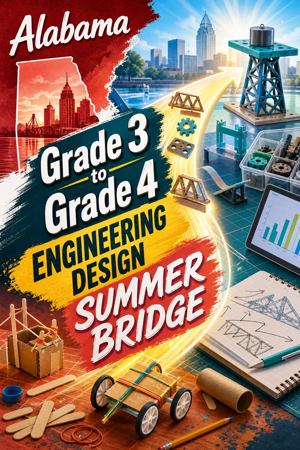 Alabama Grade 3 to Grade 4 Engineering Design Summer Bridge