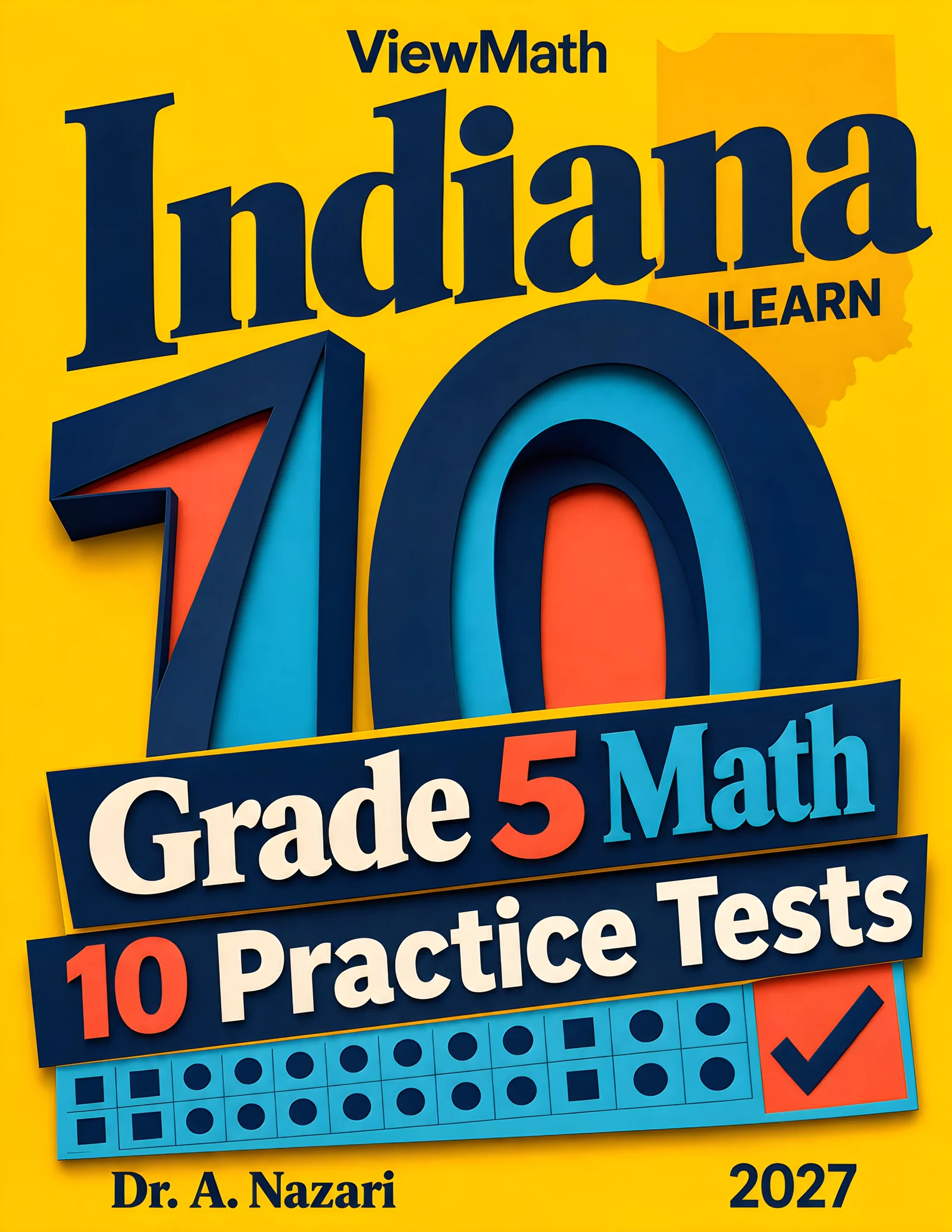 10 Indiana ILEARN Grade 5 Math Practice Tests