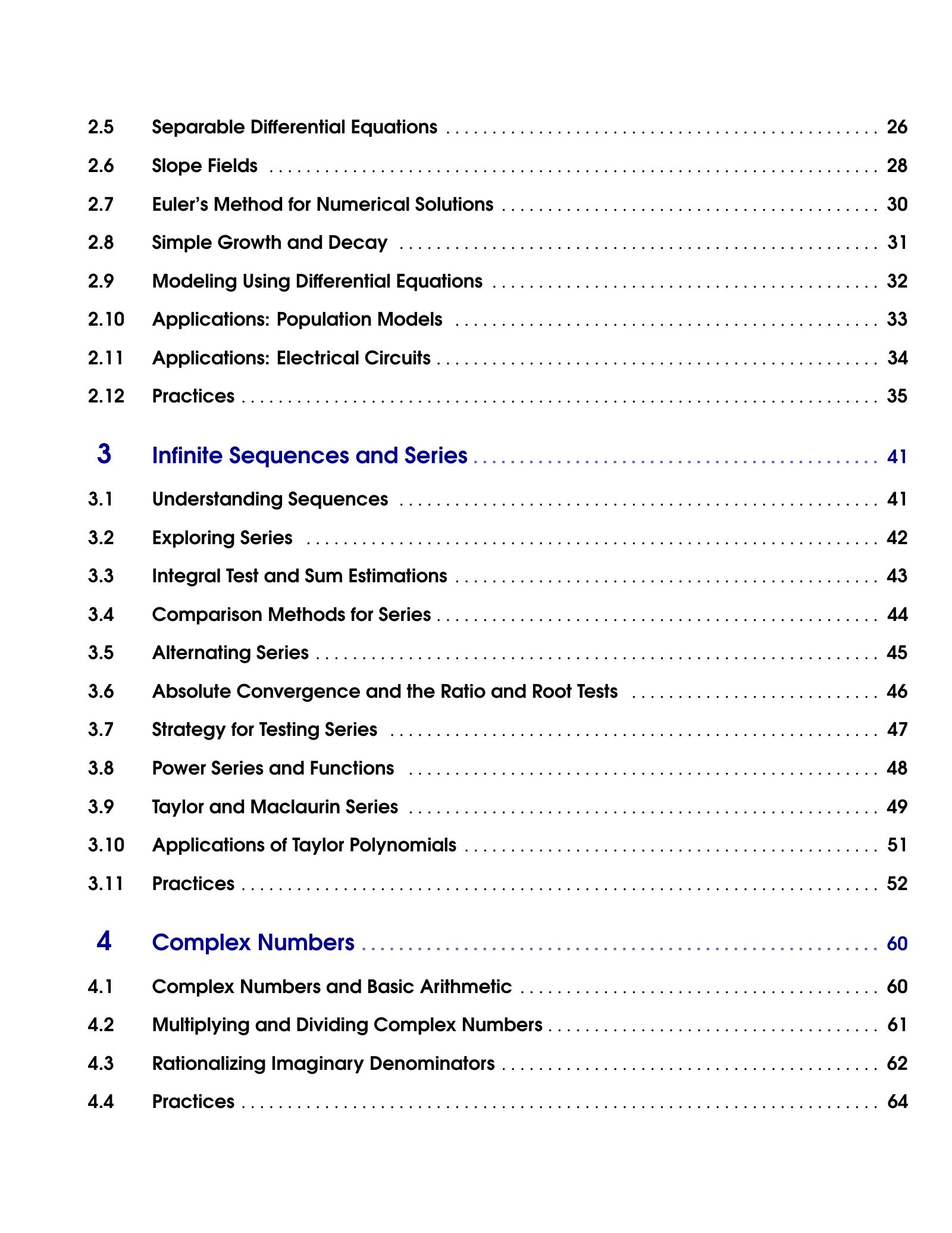 Representative ViewMath book learning or practice page