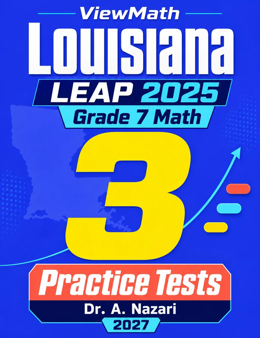 Louisiana Grade 7 Math Practice Tests Bundle: 25 Unique Full-Length Tests