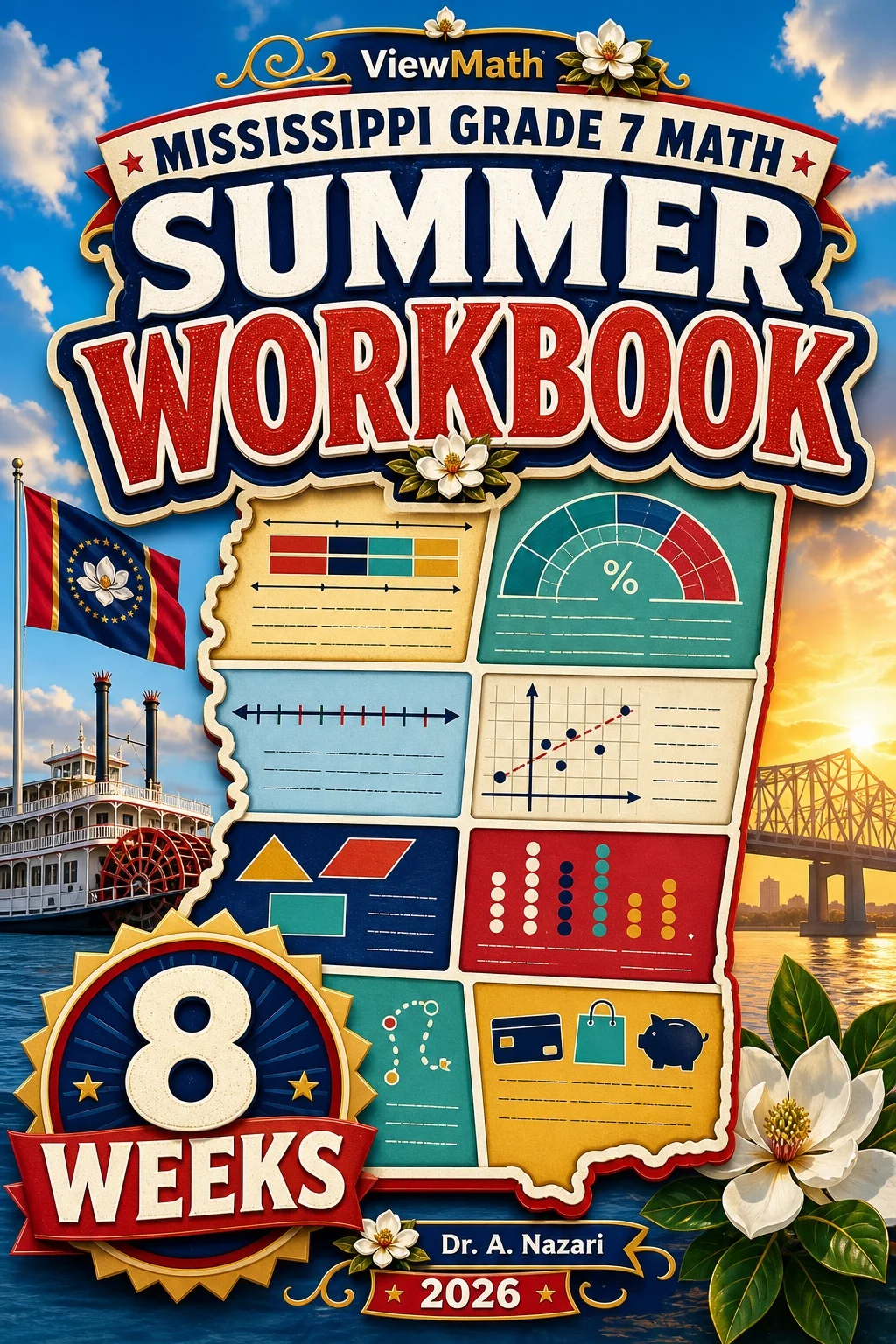 Mississippi MAAP Grade 7 Math Summer Review Workbook