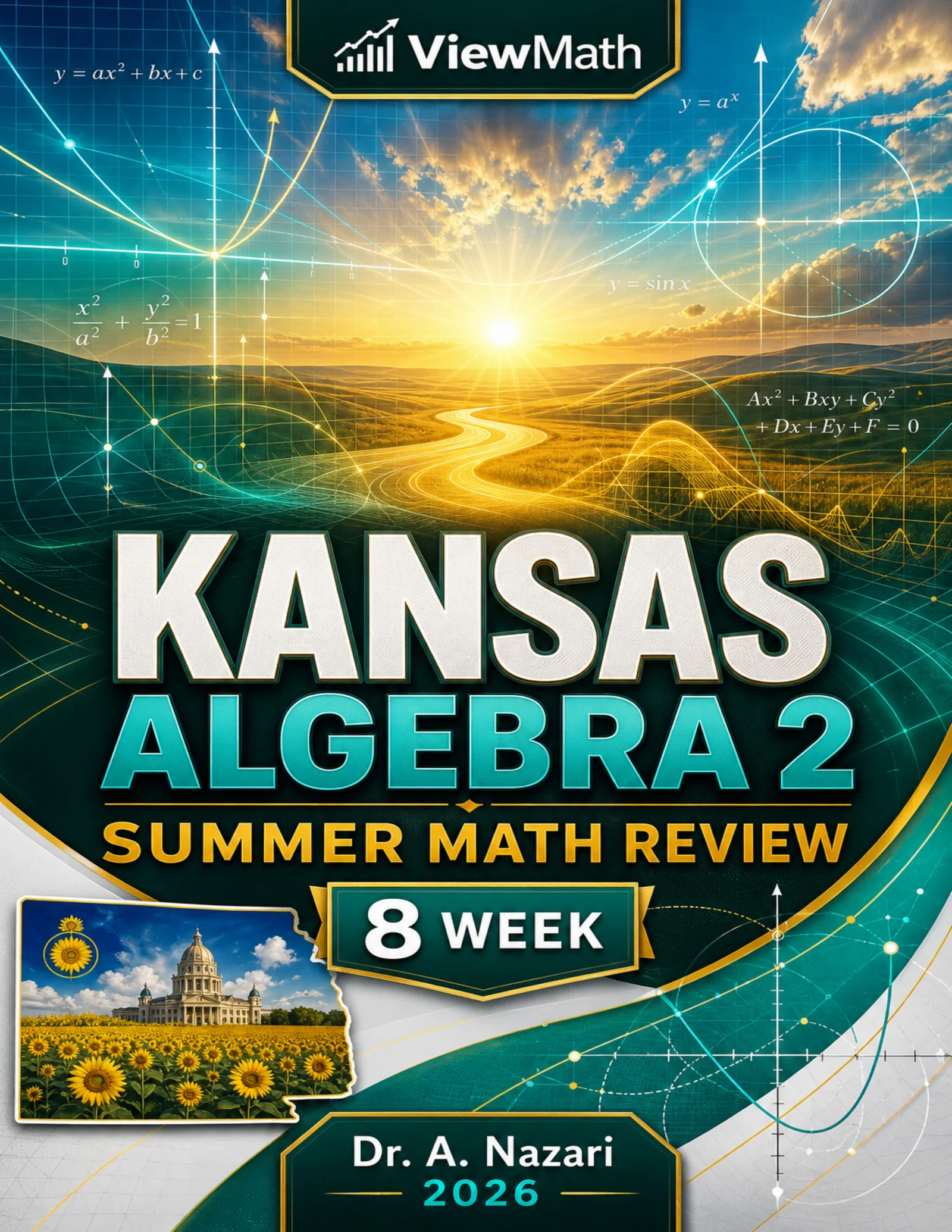 Kansas Algebra 2 Math Summer Review