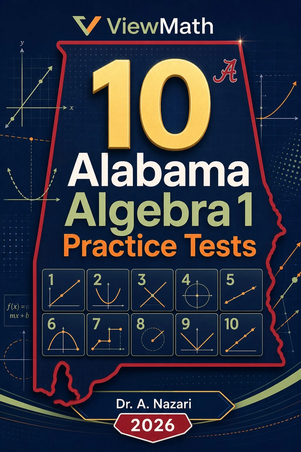 10 Alabama ACAP Algebra 1 Math Practice Tests