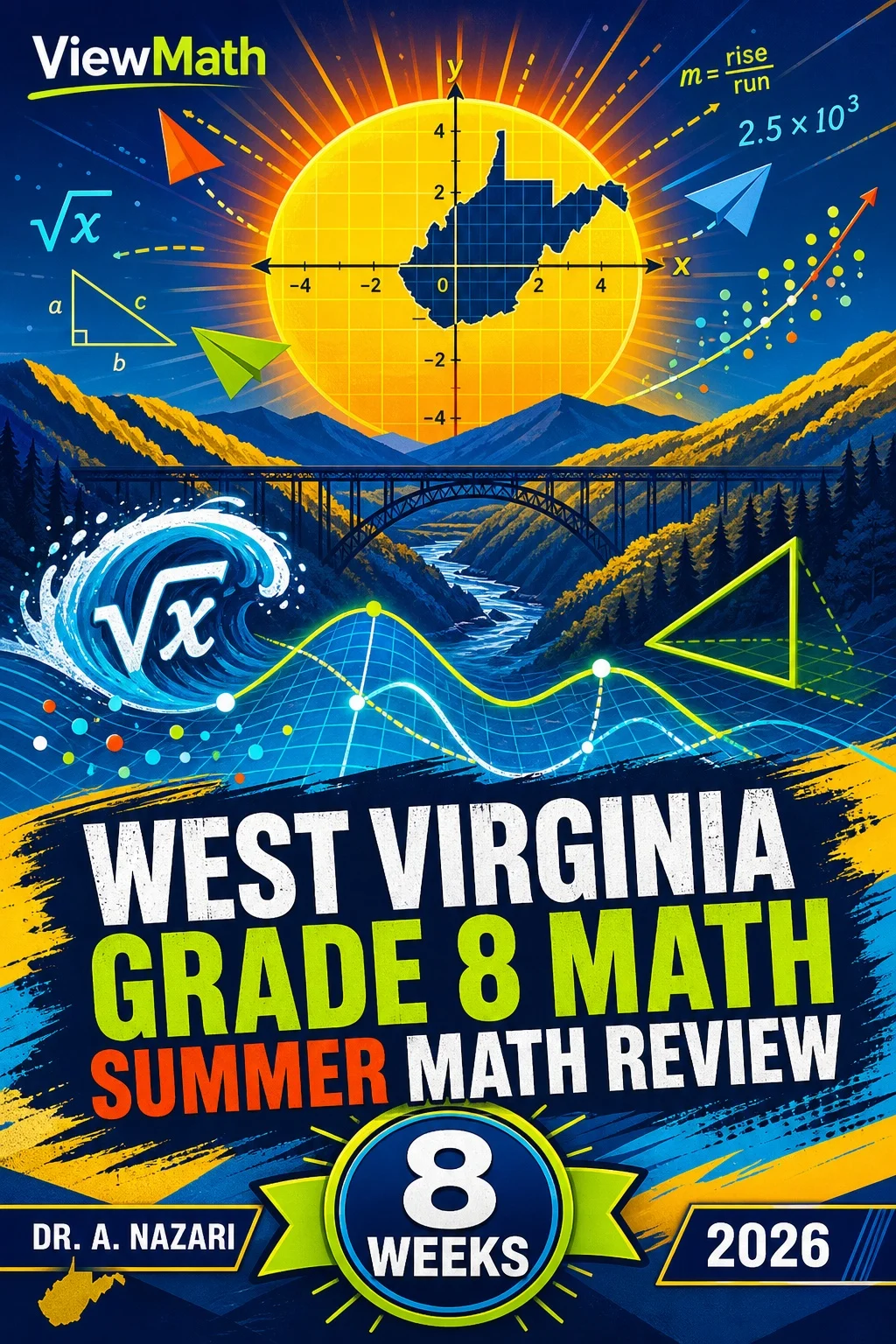 West Virginia WVGSA Grade 8 Math Summer Review