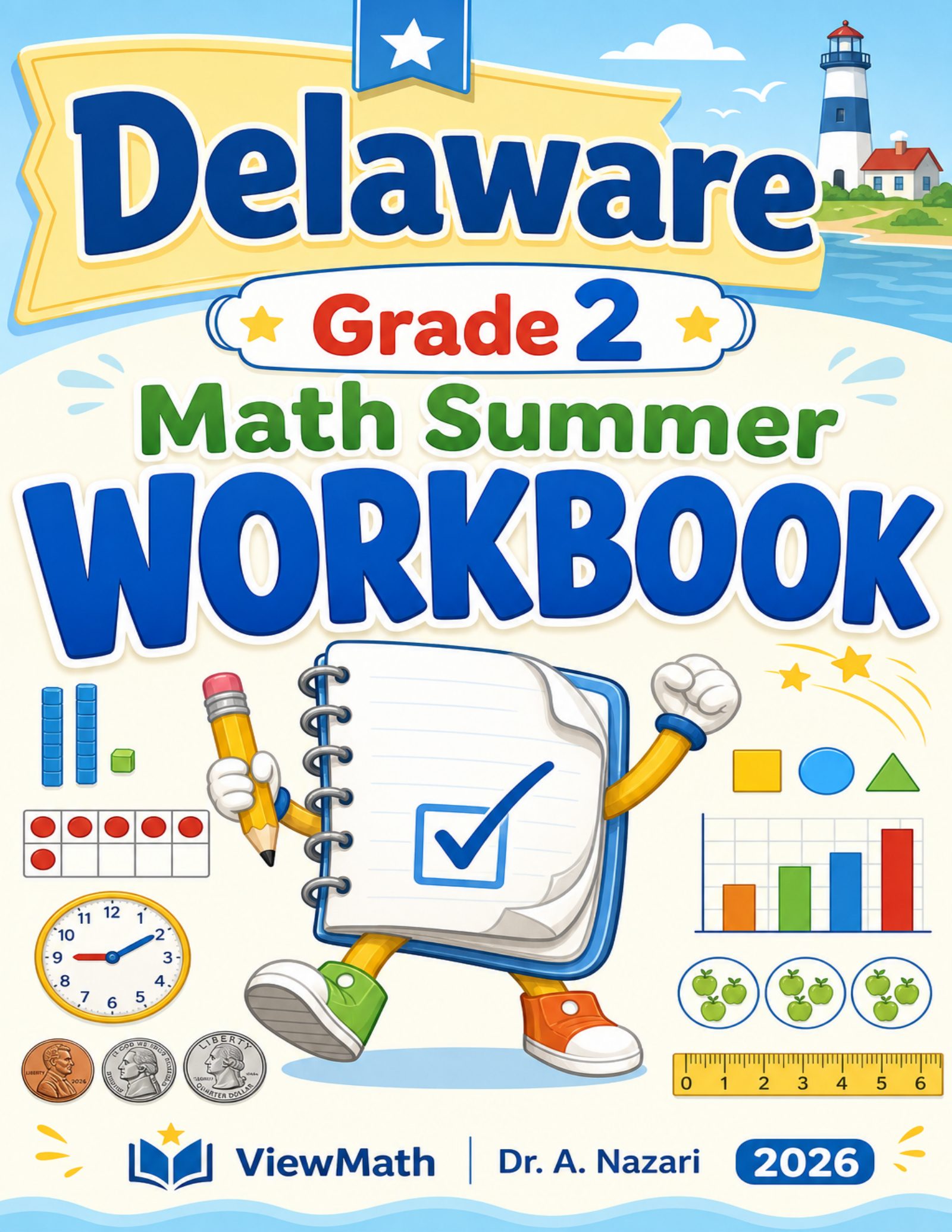 Delaware Grade 2 Math Summer Workbook