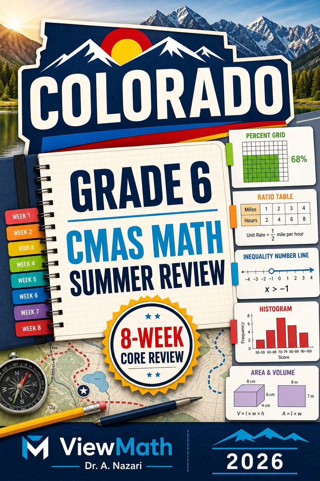 Colorado CMAS Grade 6 Math Summer Review
