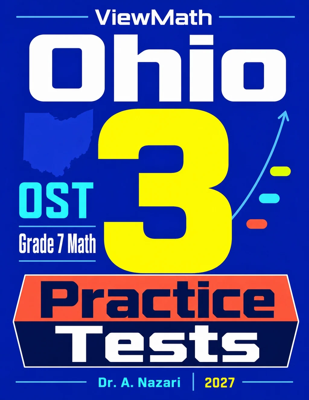 Ohio Grade 7 Math Practice Tests Bundle: 25 Unique Full-Length Tests