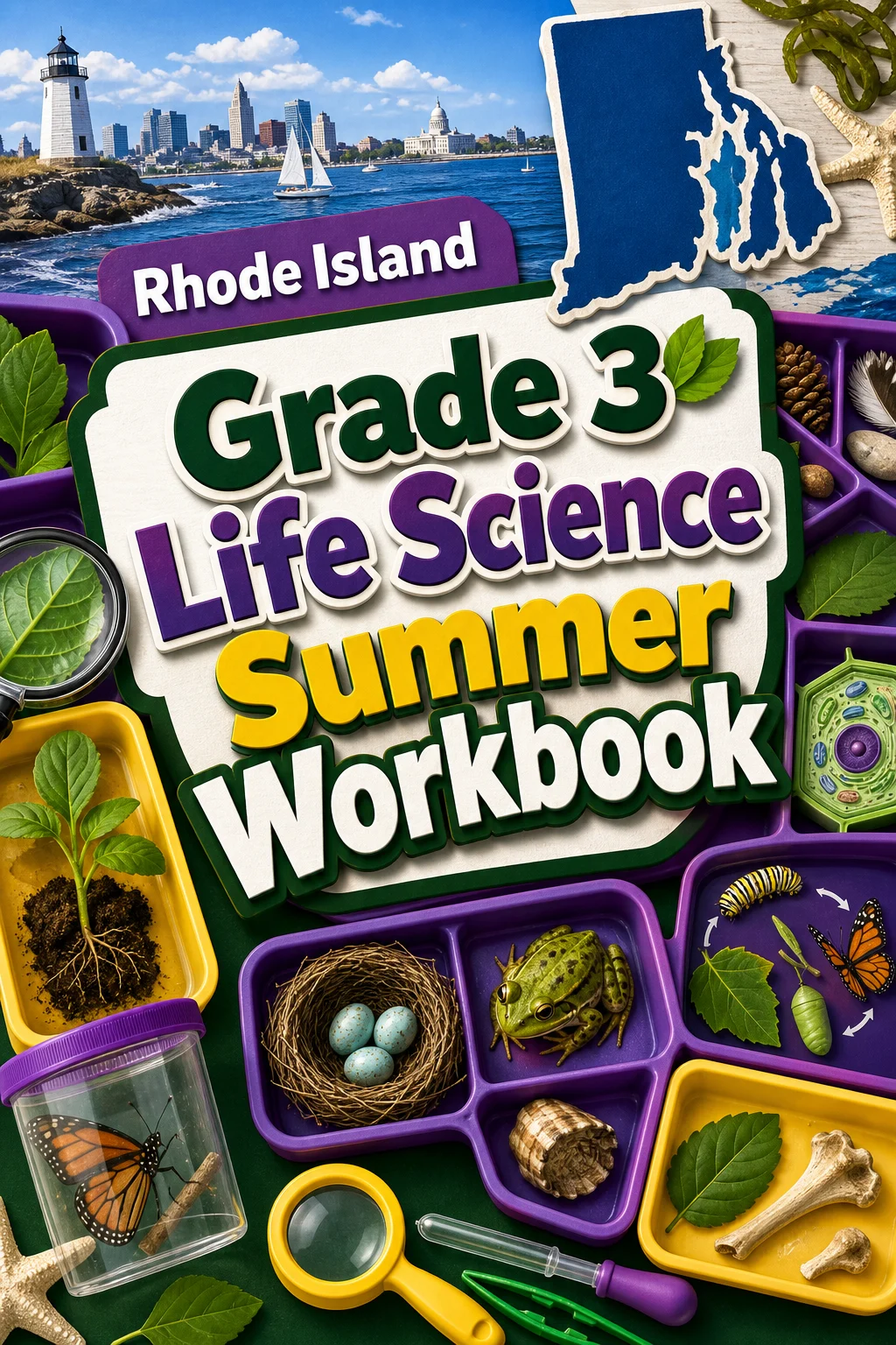 Rhode Island Grade 3 Life Science Summer Workbook